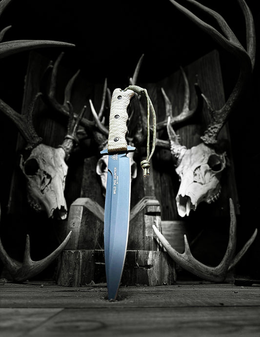 Tops Knives Wild Pig Hunter Canvas Micarta Handles