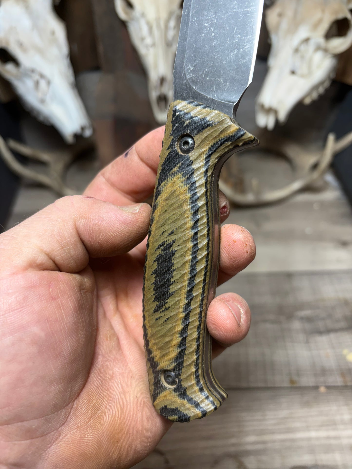 WTG Red Wolf / Timberwolf Canvas Micarta Handles