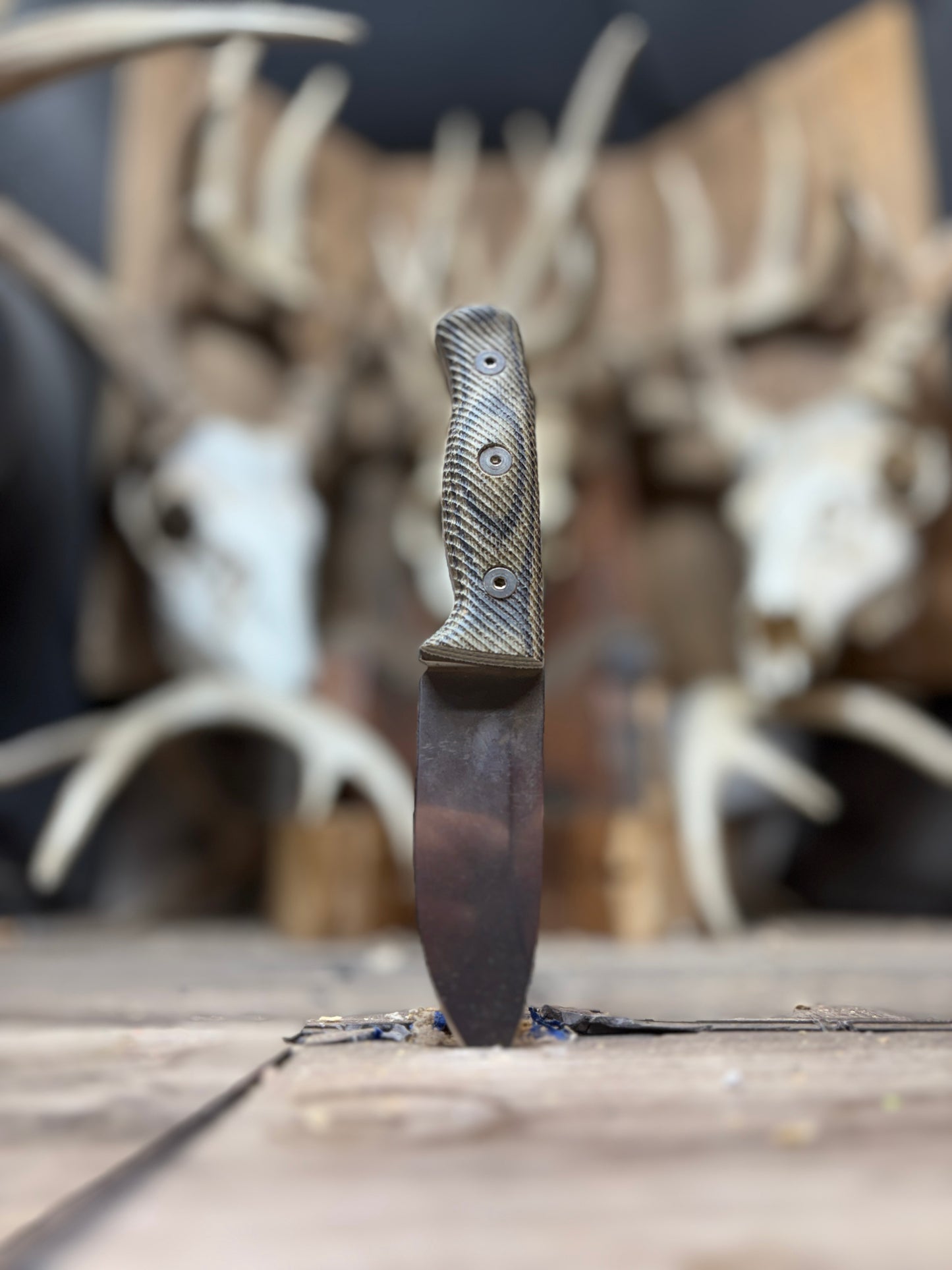 White River Knives Ursus Cub Canvas Micarta Handles