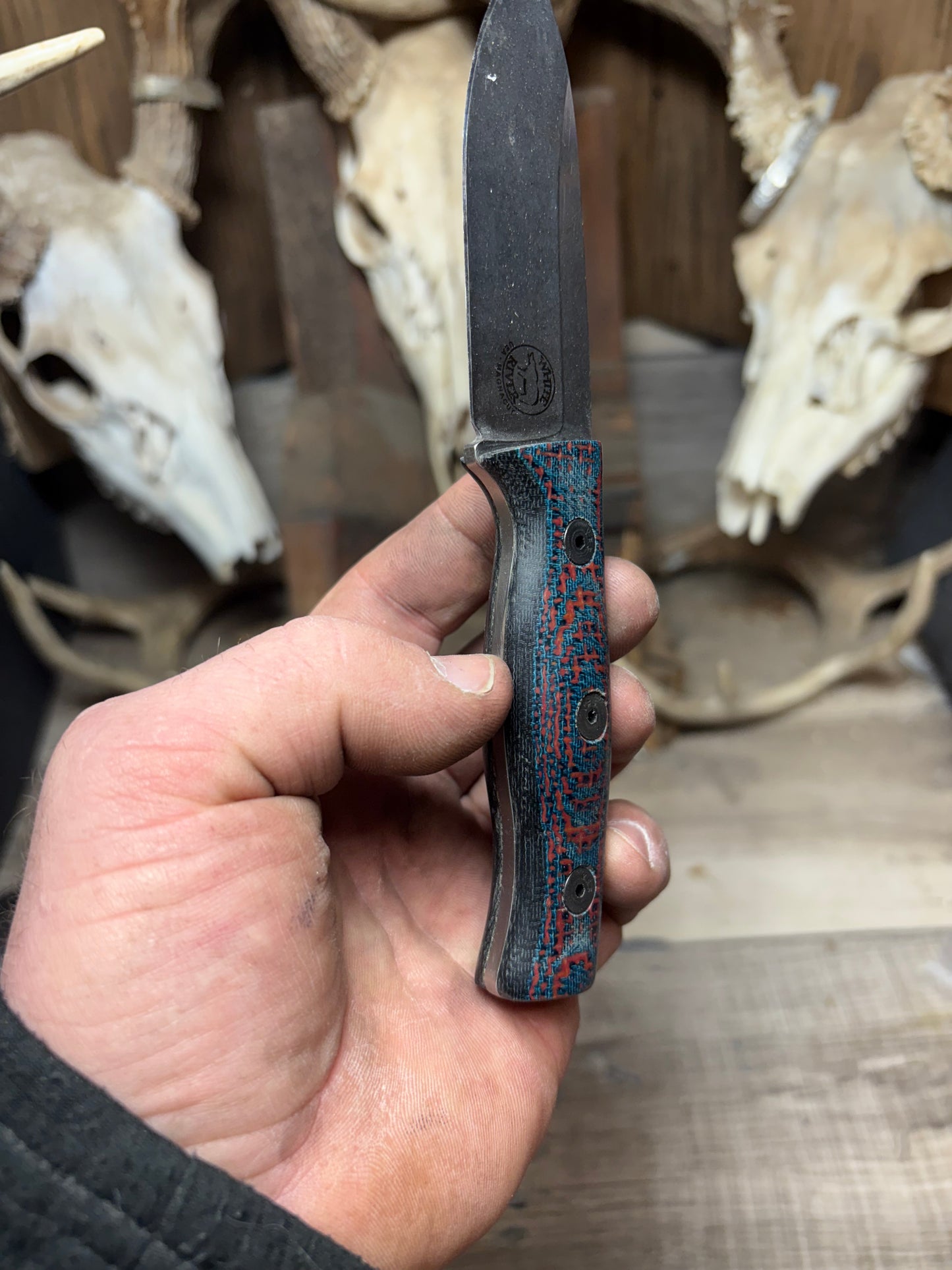 White River Knives Ursus Cub Canvas Micarta Handles