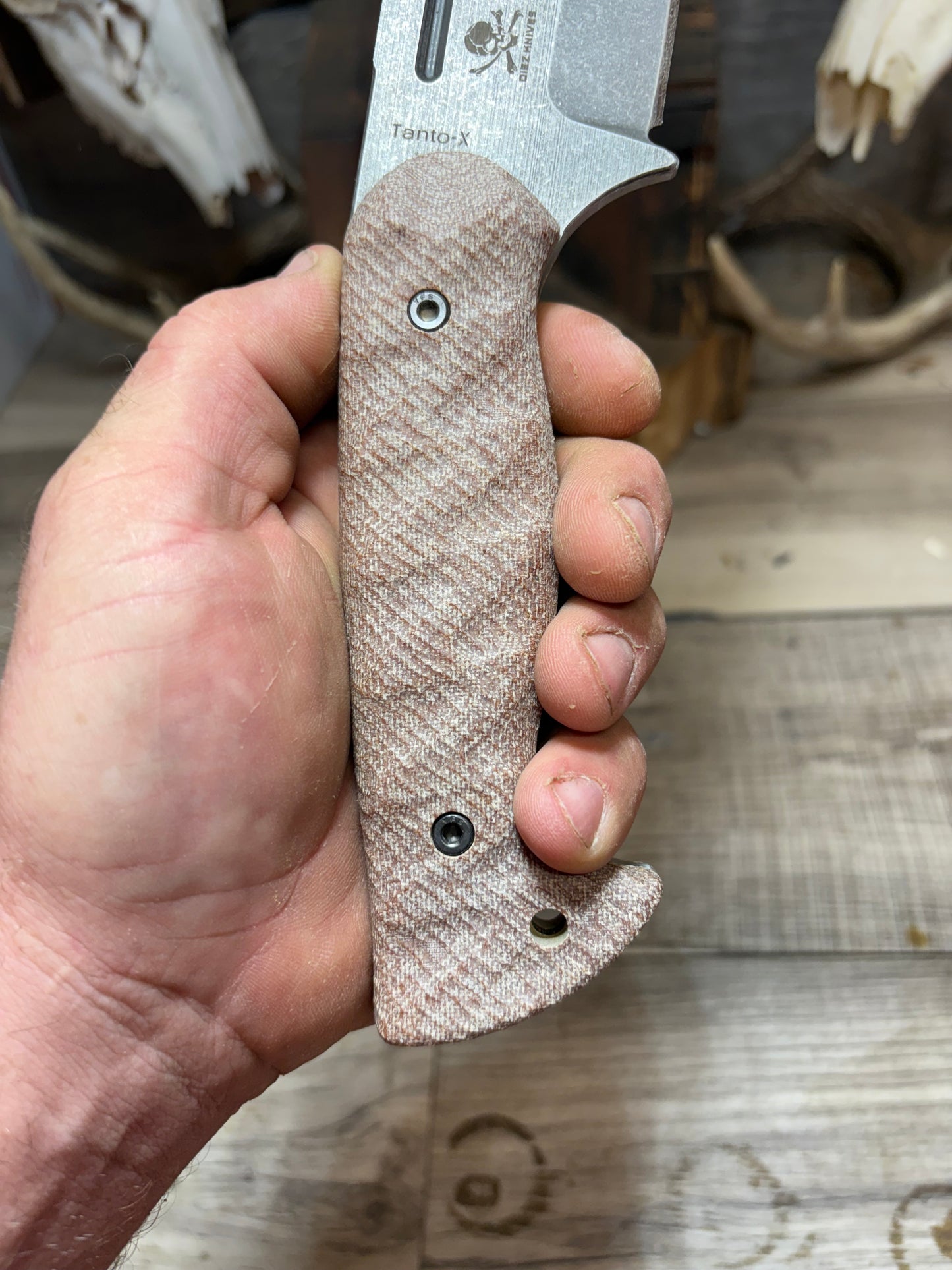 Work Tuff Gear Tanto X Micarta Handles