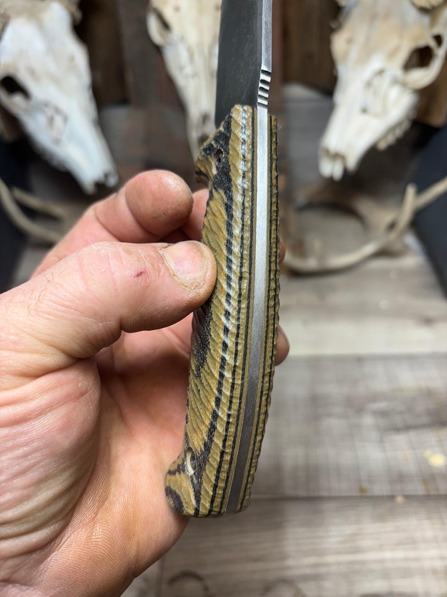 WTG Red Wolf / Timberwolf Canvas Micarta Handles