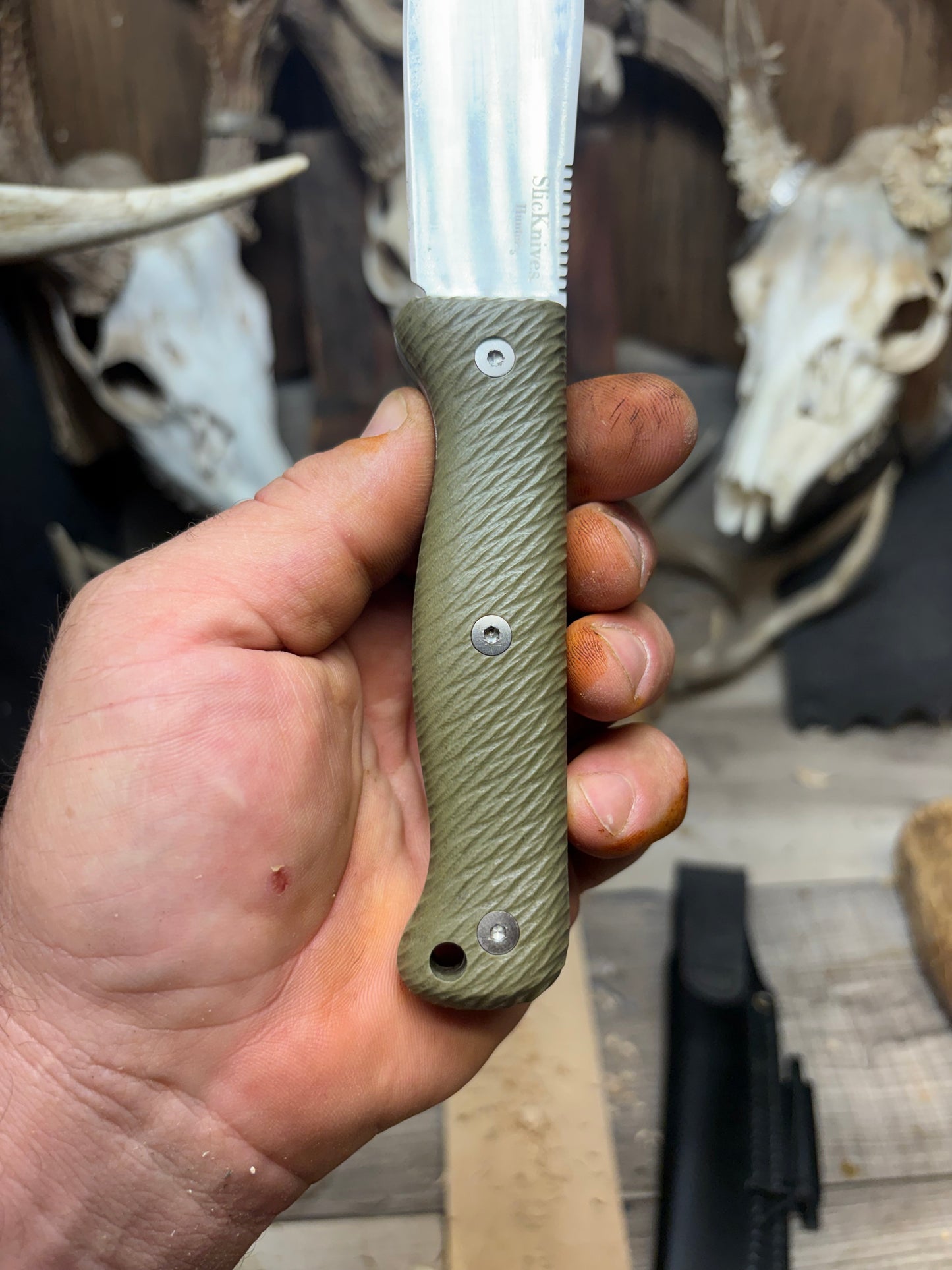SlicKnives Kepper 5, Hunter 5 or Clip Point 4.5 G10 Handles