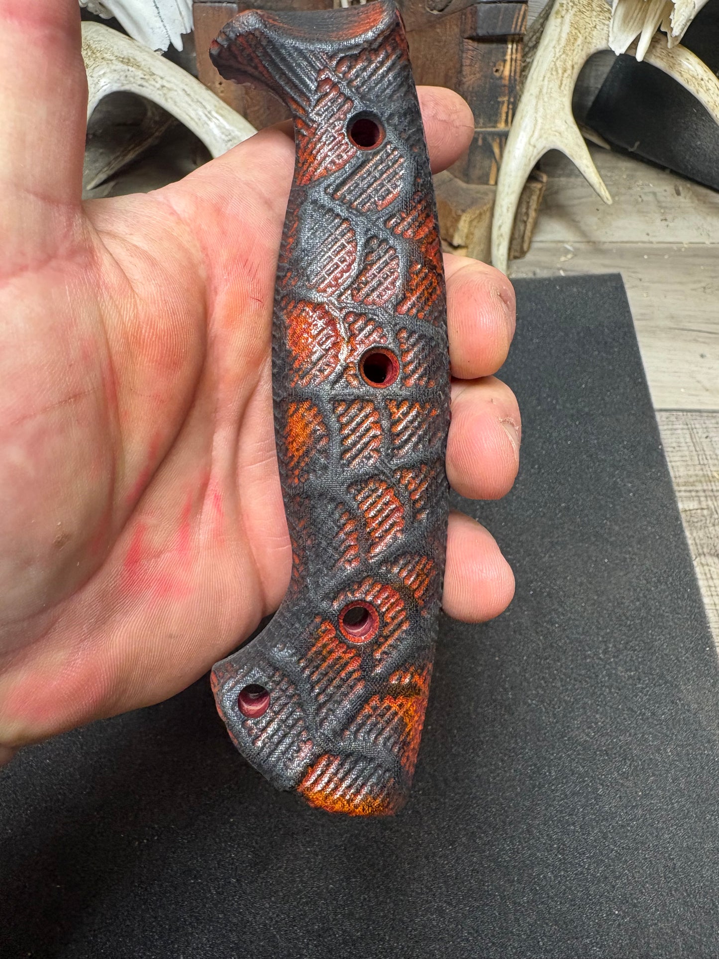 Work Tuff Gear Atayal XL, Mizeram, Black Dog, and Borneo Handles