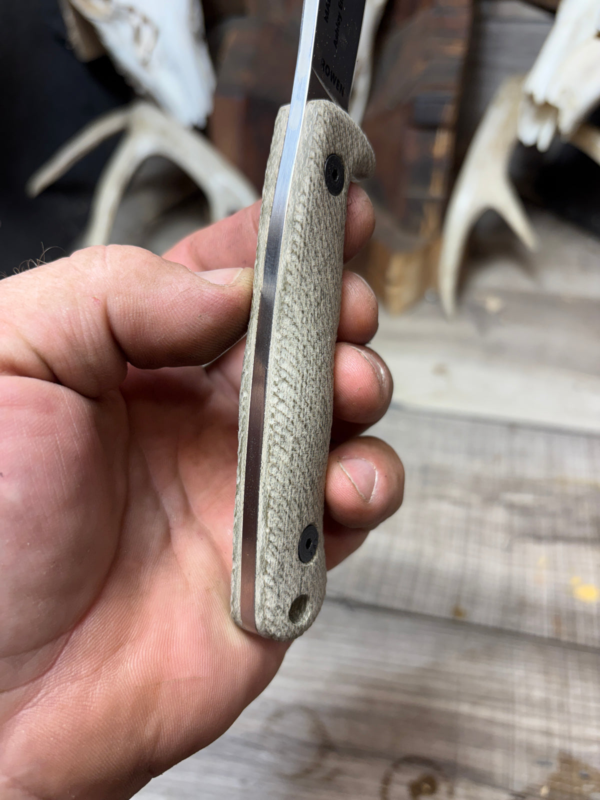 Esee Ashley Game Knife (AGK) Canvas Micarta Handles