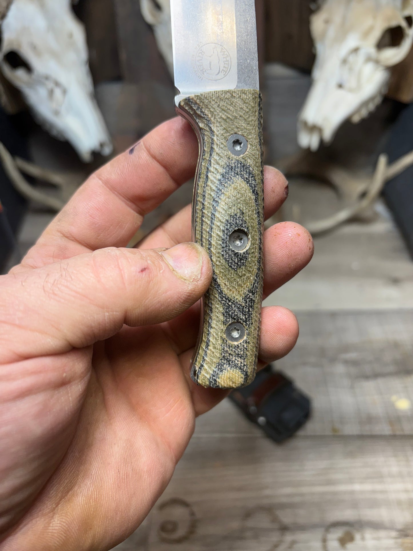 White River Ursus Cub Handles Hidden Lanyard