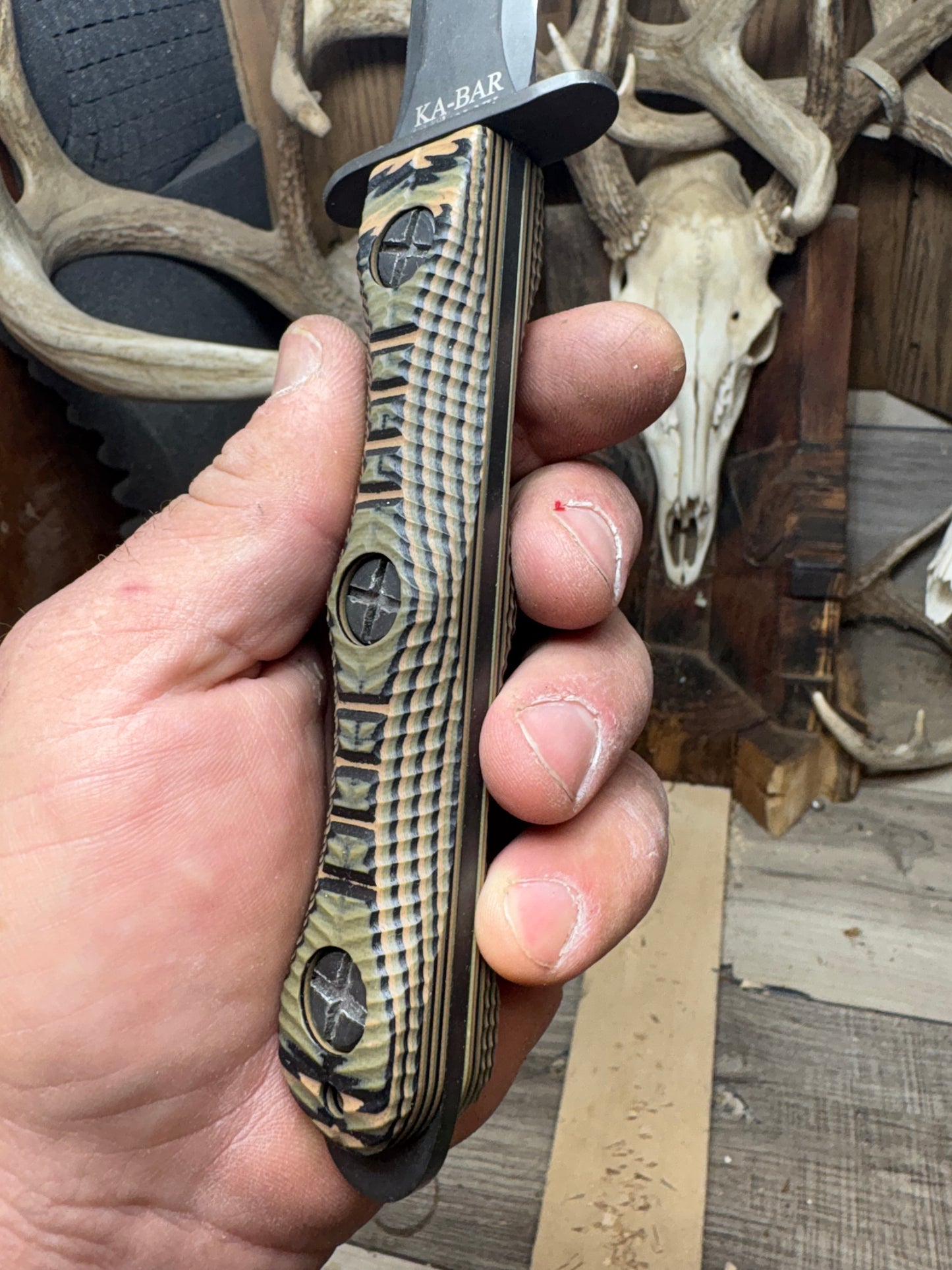 KA-BAR EK-44 EK Commando 4 & 5 G10 Handles