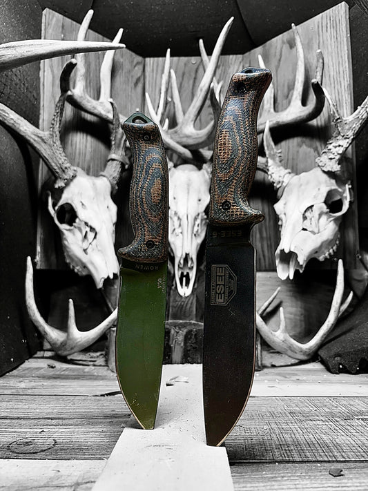 Esee 5 & 6, RAT5-7 & AK5,6,8 Micarta handles
