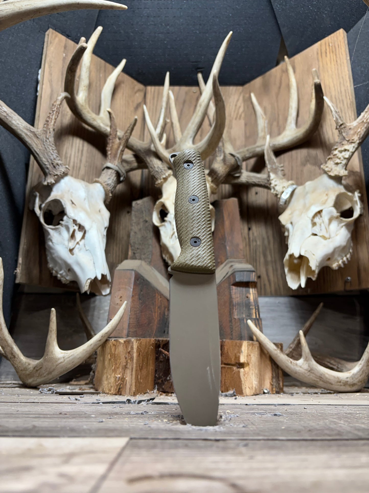 White River Knives Ursus 45 Canvas Micarta Handles