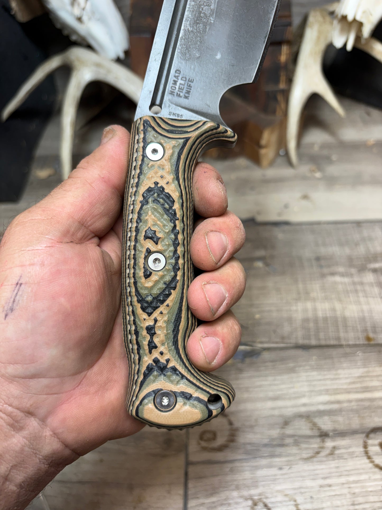 WTG Nomad Field Knife, Proper Chopper or Camp 9 NC.
 (Minor Blemish)