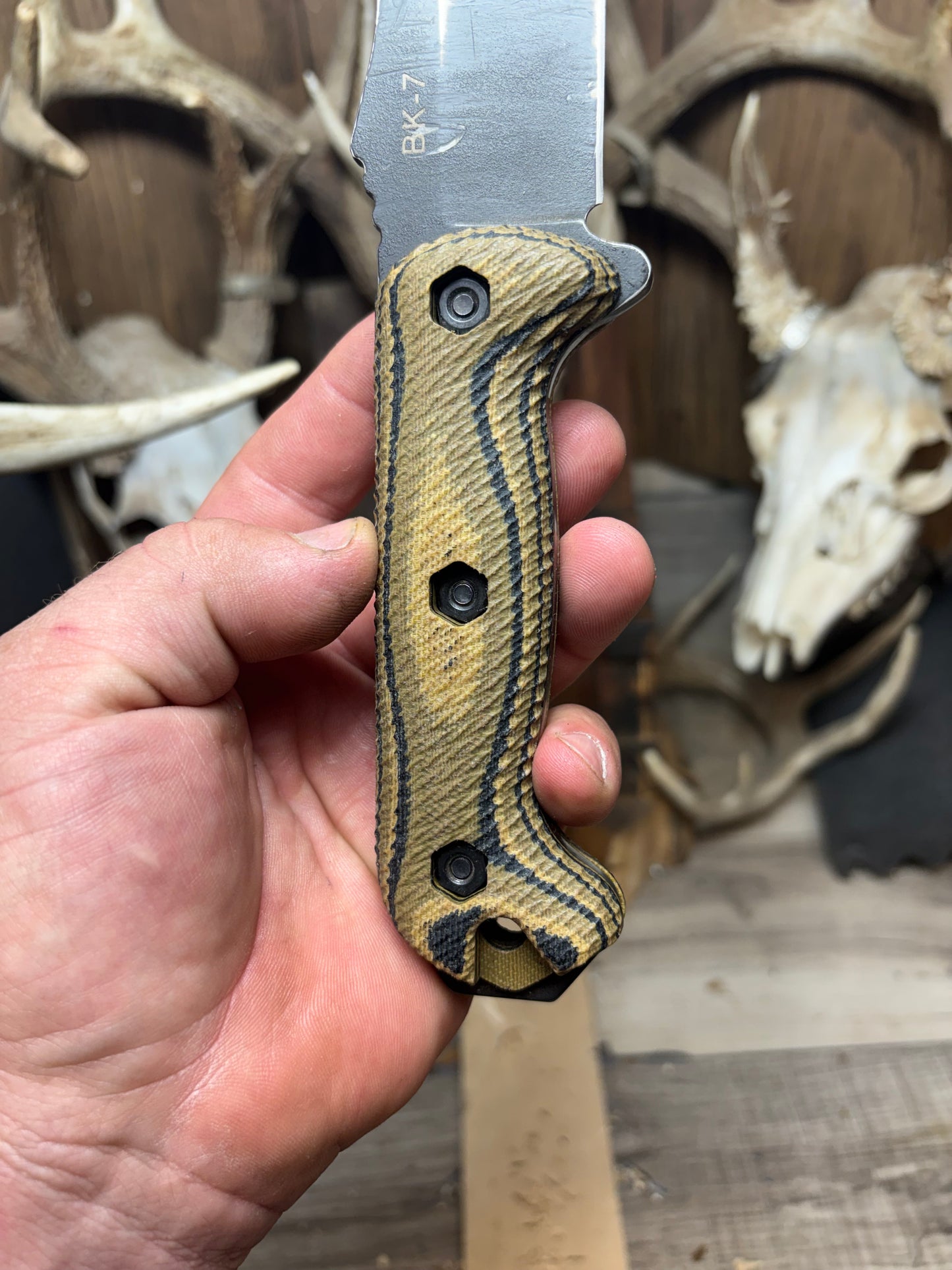 KA-BAR Becker BK2, BK9, Etc. Micarta Handles