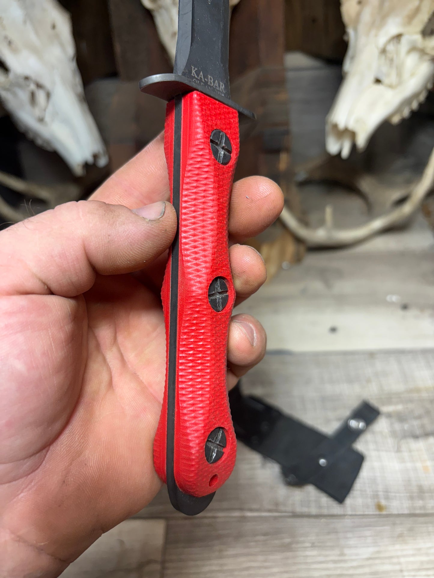 KA-BAR EK-44 EK Commando 4 & 5 *BLEMISHED* G10 Handles