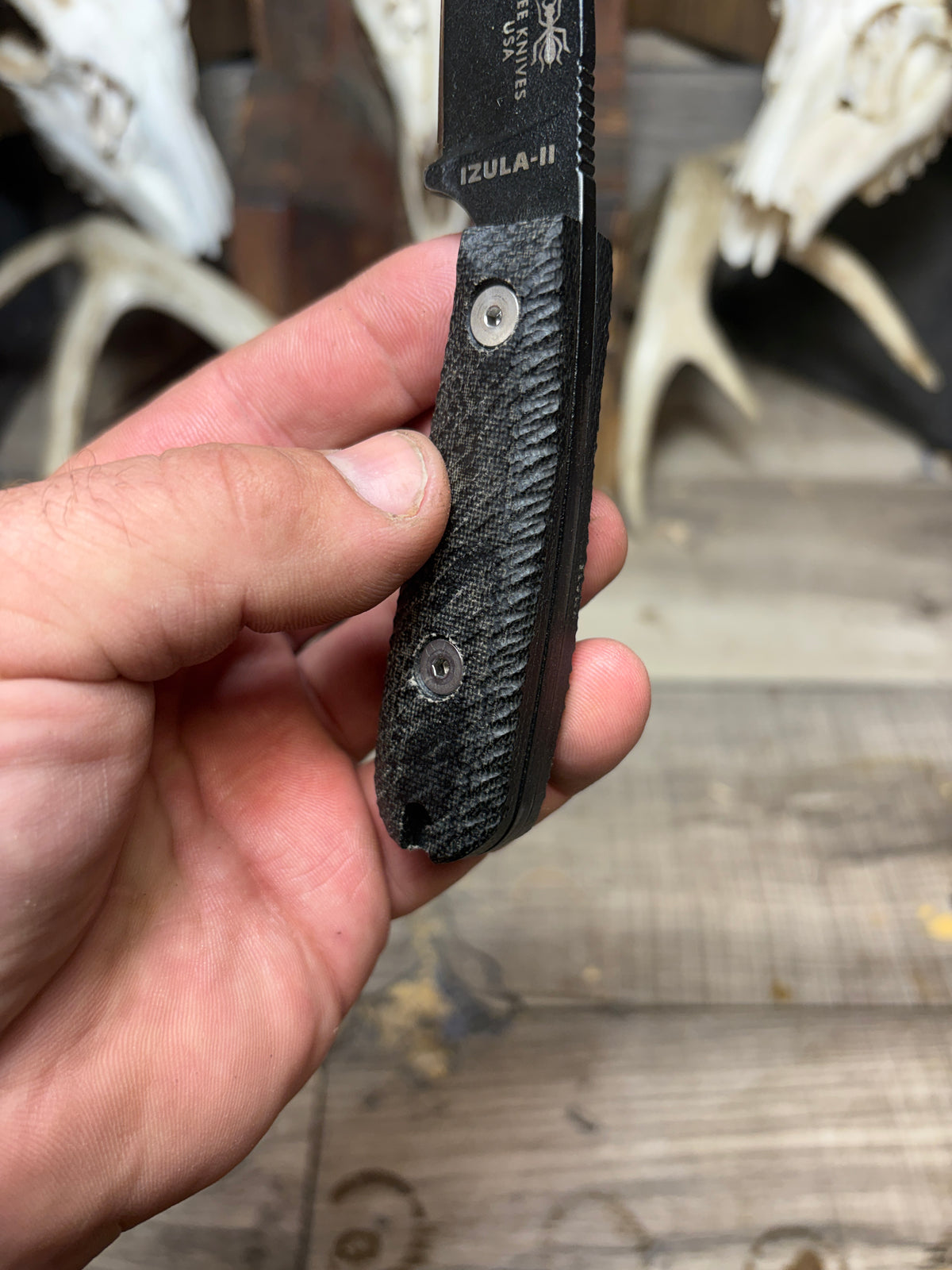 Esee Izula II Canvas Micarta Handles