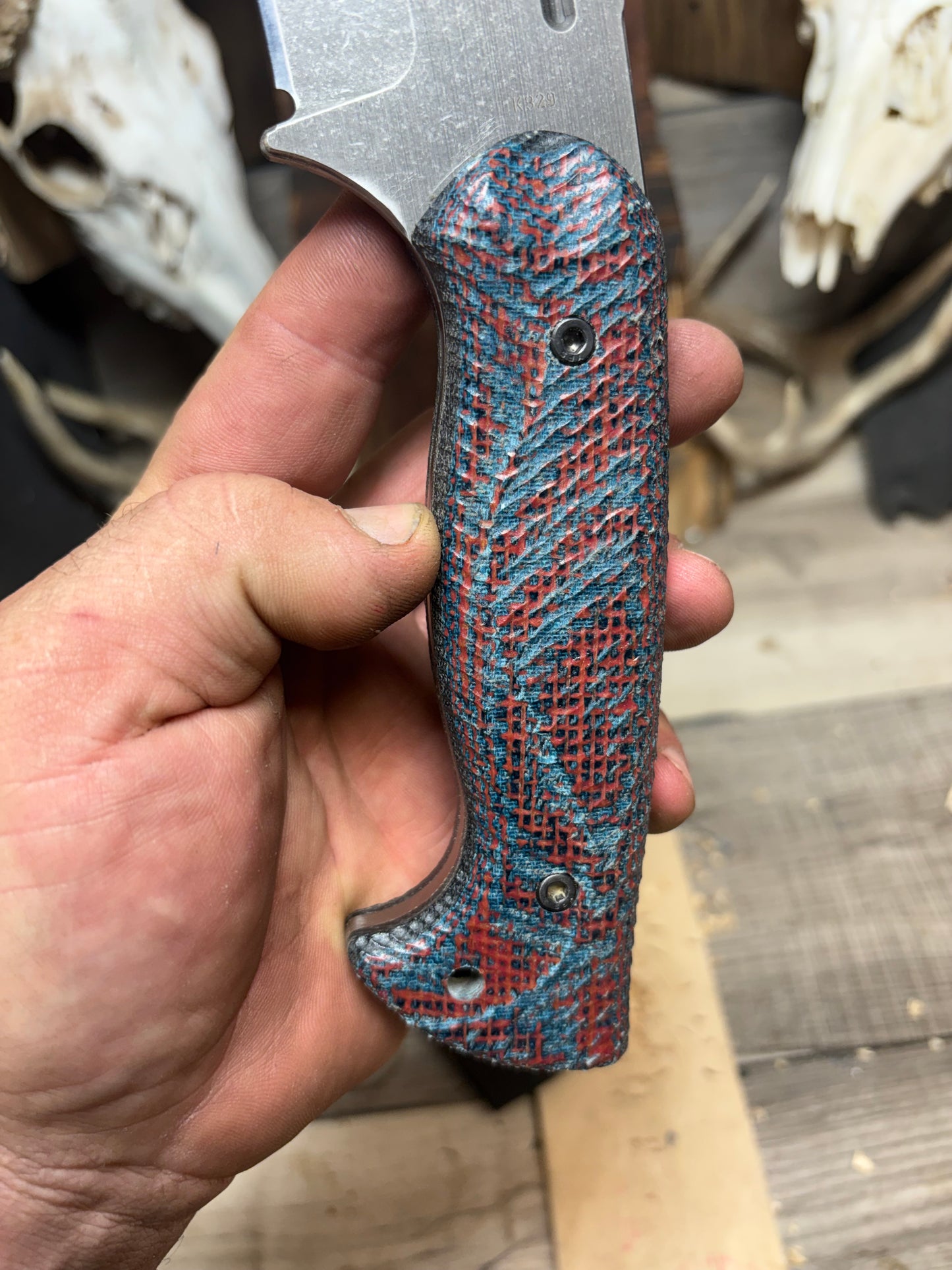 Work Tuff Gear Tanto X Micarta Handles