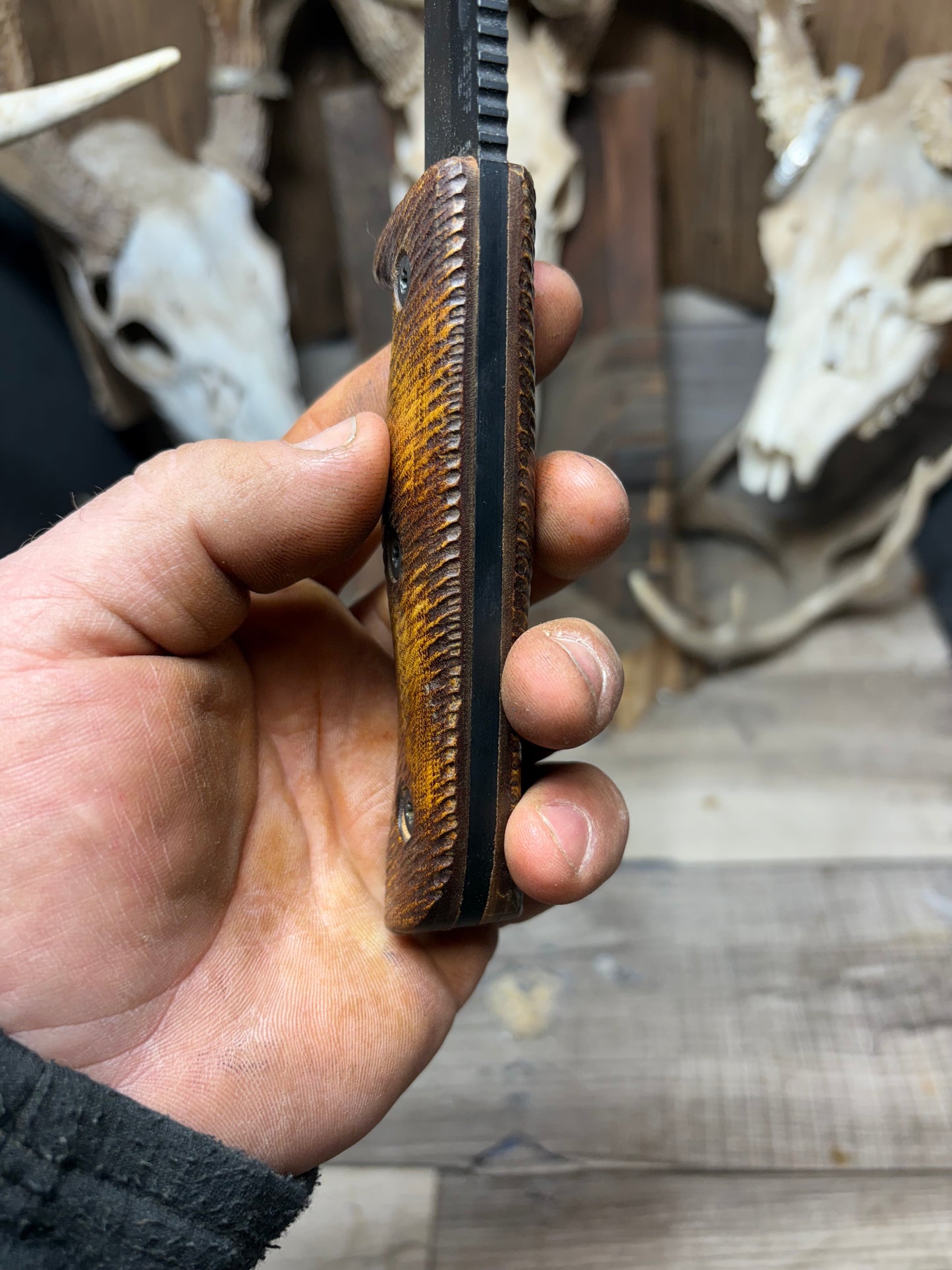 Reiff Knives Vicon One Off Micarta Handles