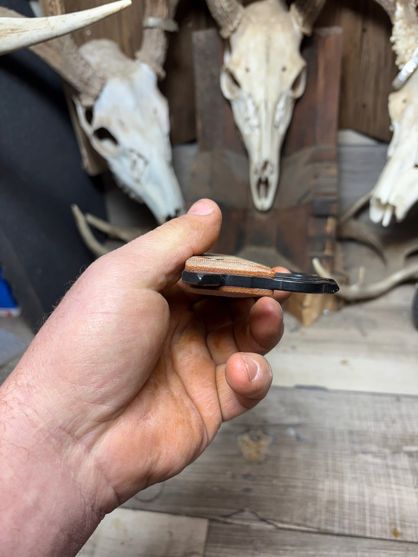 1881 Knife Works Trench Knife Micarta Handles