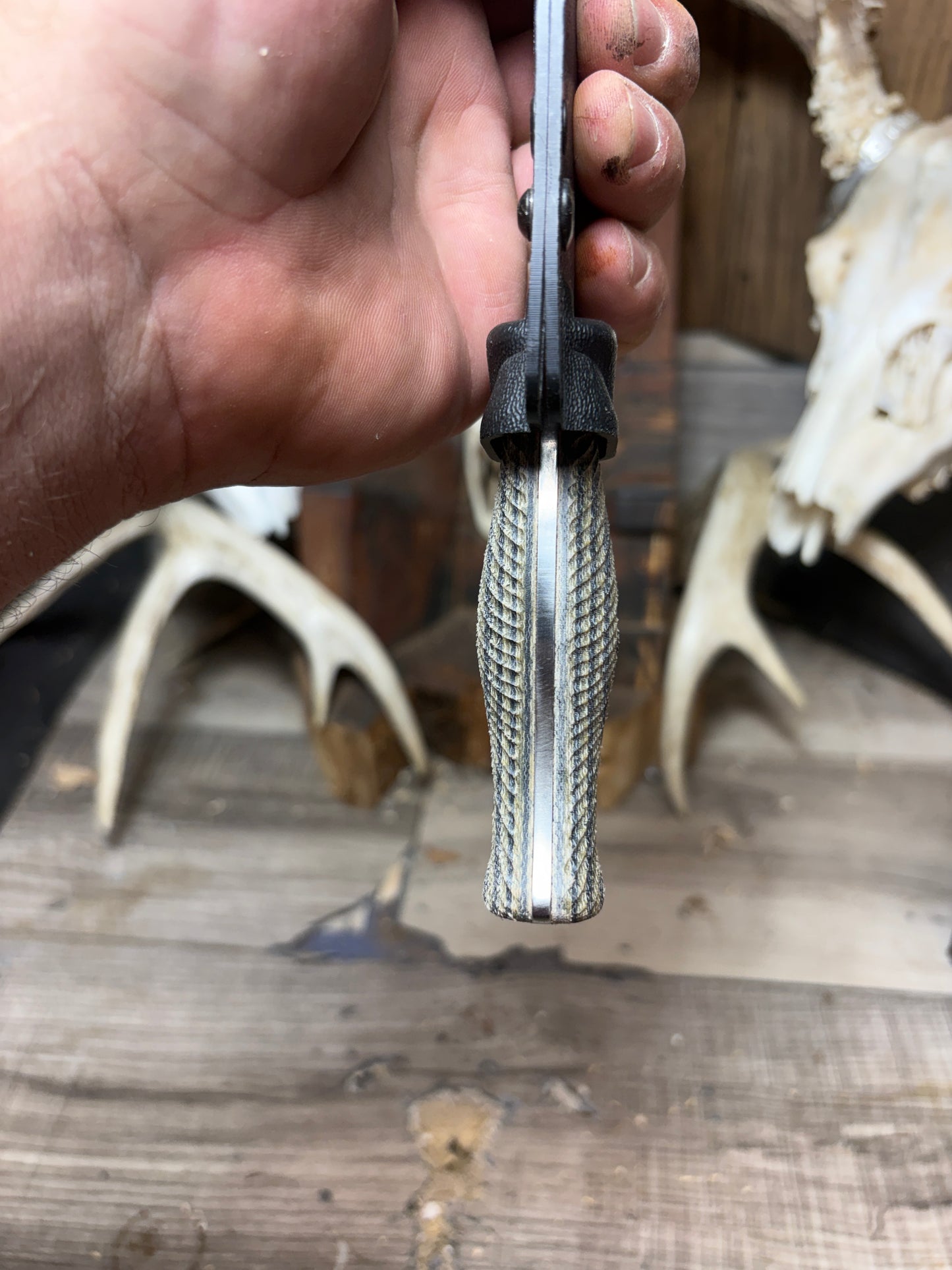 White River Knives Ursus Cub Canvas Micarta Handles