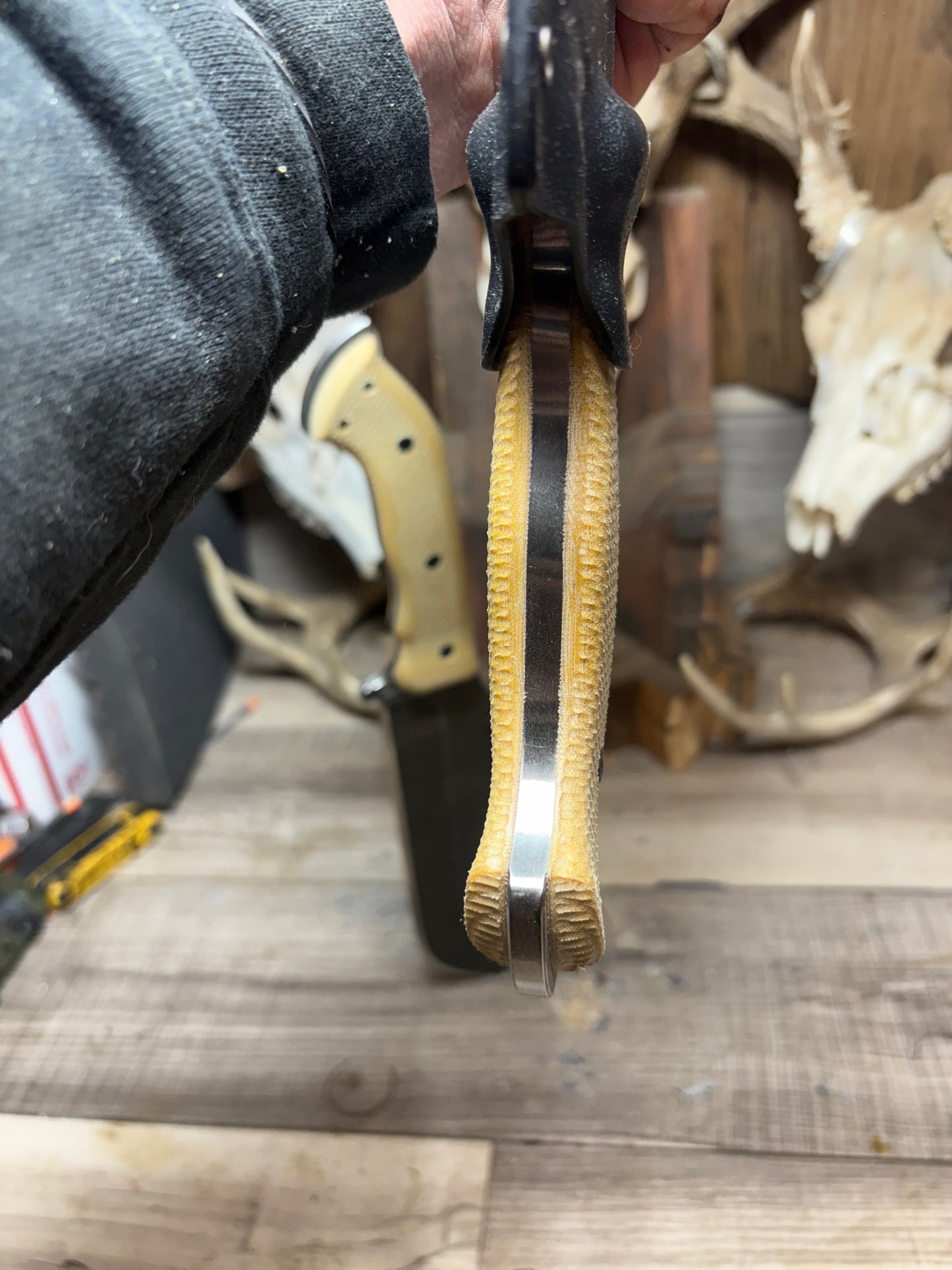 WTG Ares Canvas Micarta Handles