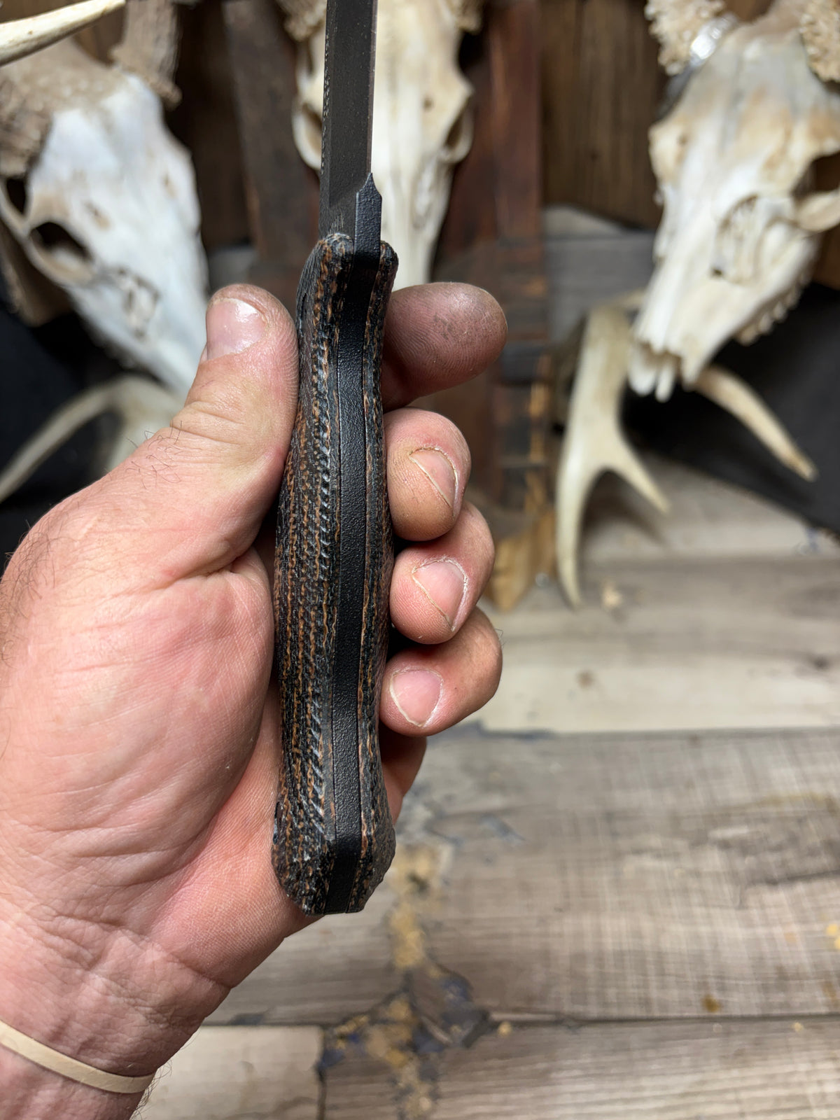 Esee CM6 Canvas/Burlap Micarta Handles