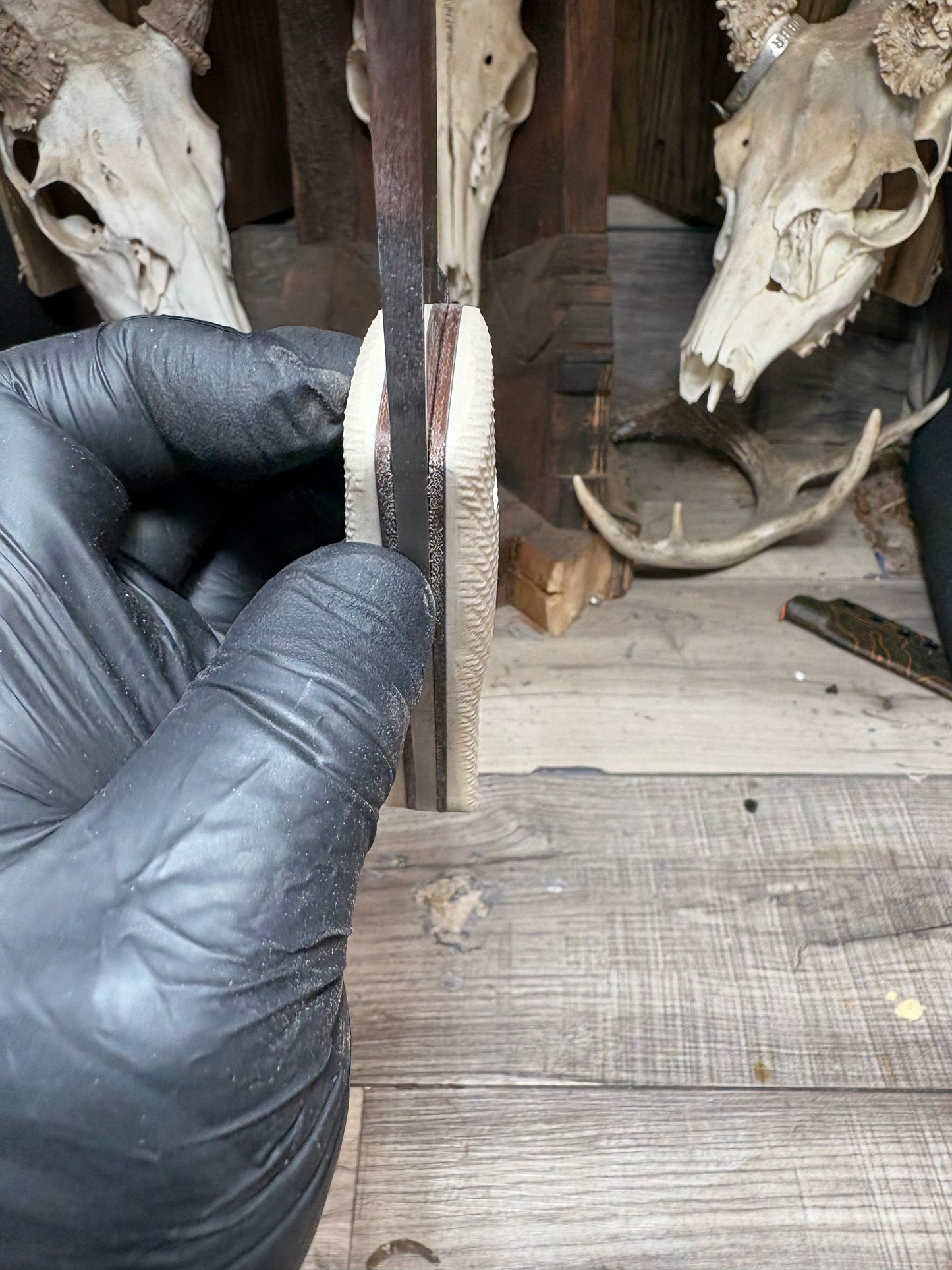 Reiff Knives F6 Canvas Micarta Handles