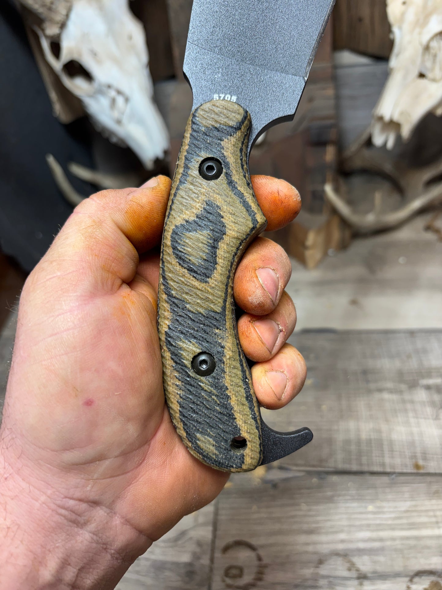 KA-BAR Zombie Or Adventure Series Canvas Micarta Handles