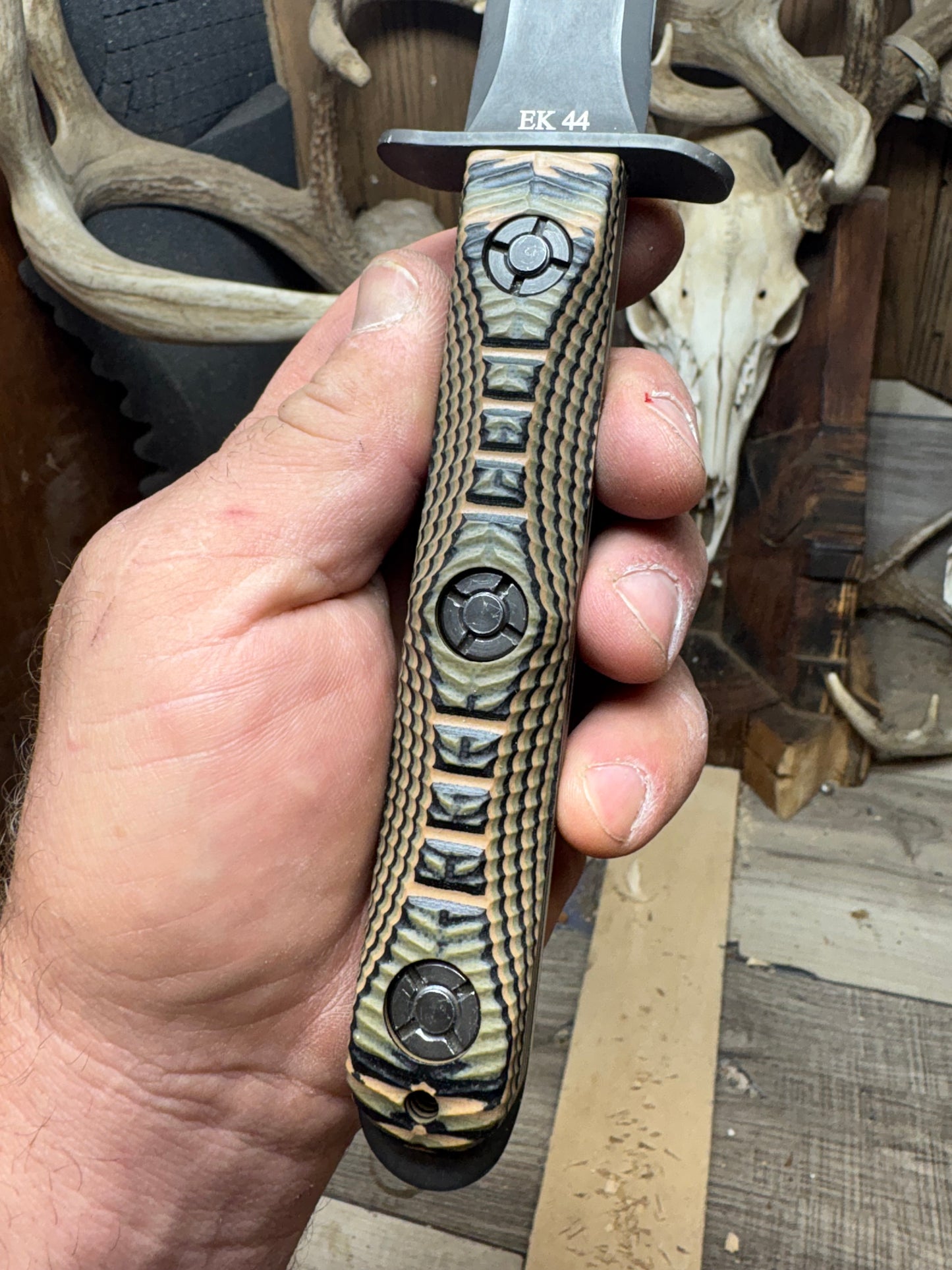 KA-BAR EK-44 EK Commando 4 & 5 G10 Handles