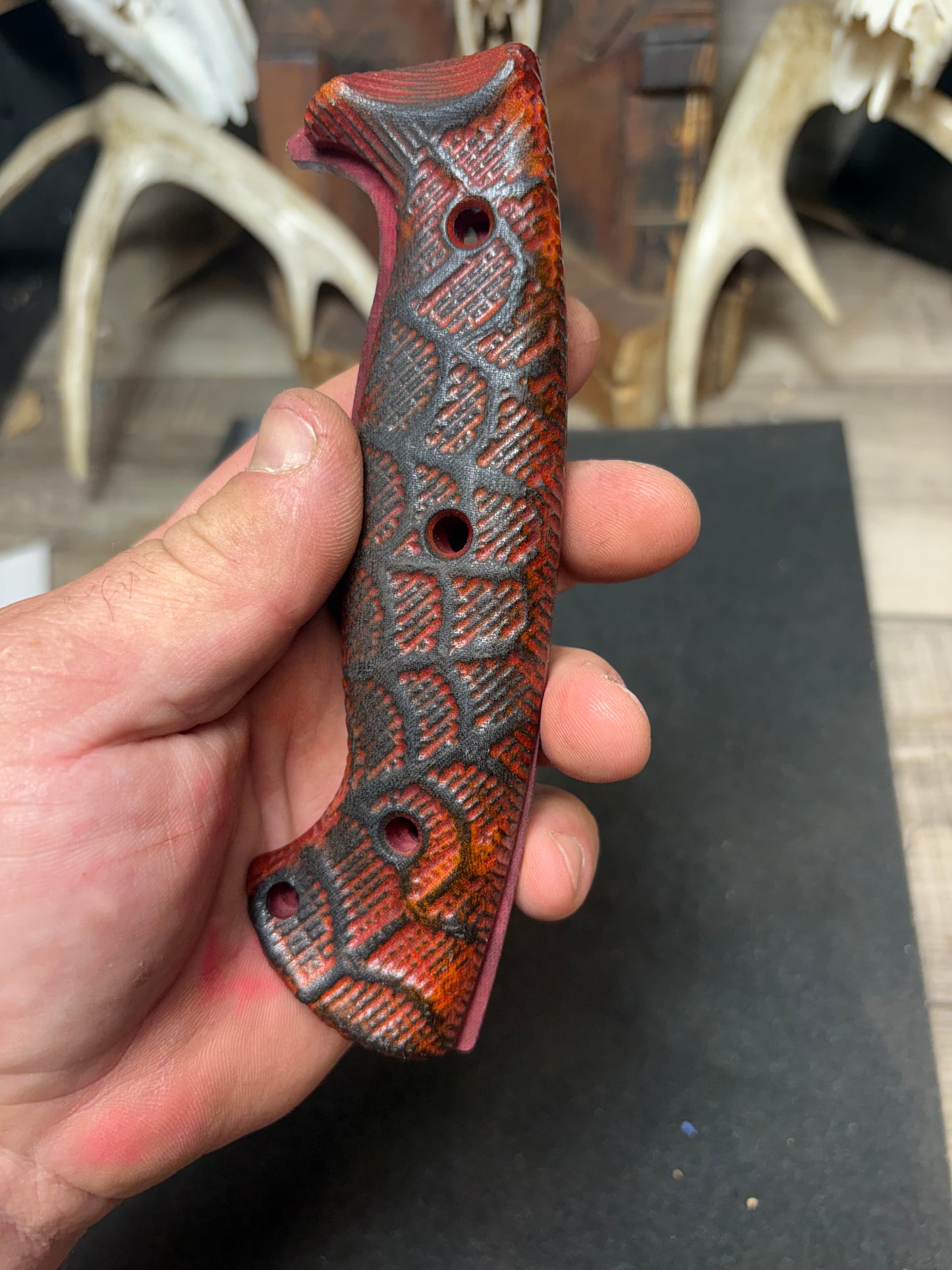 Work Tuff Gear Atayal XL, Mizeram, Black Dog, and Borneo Handles