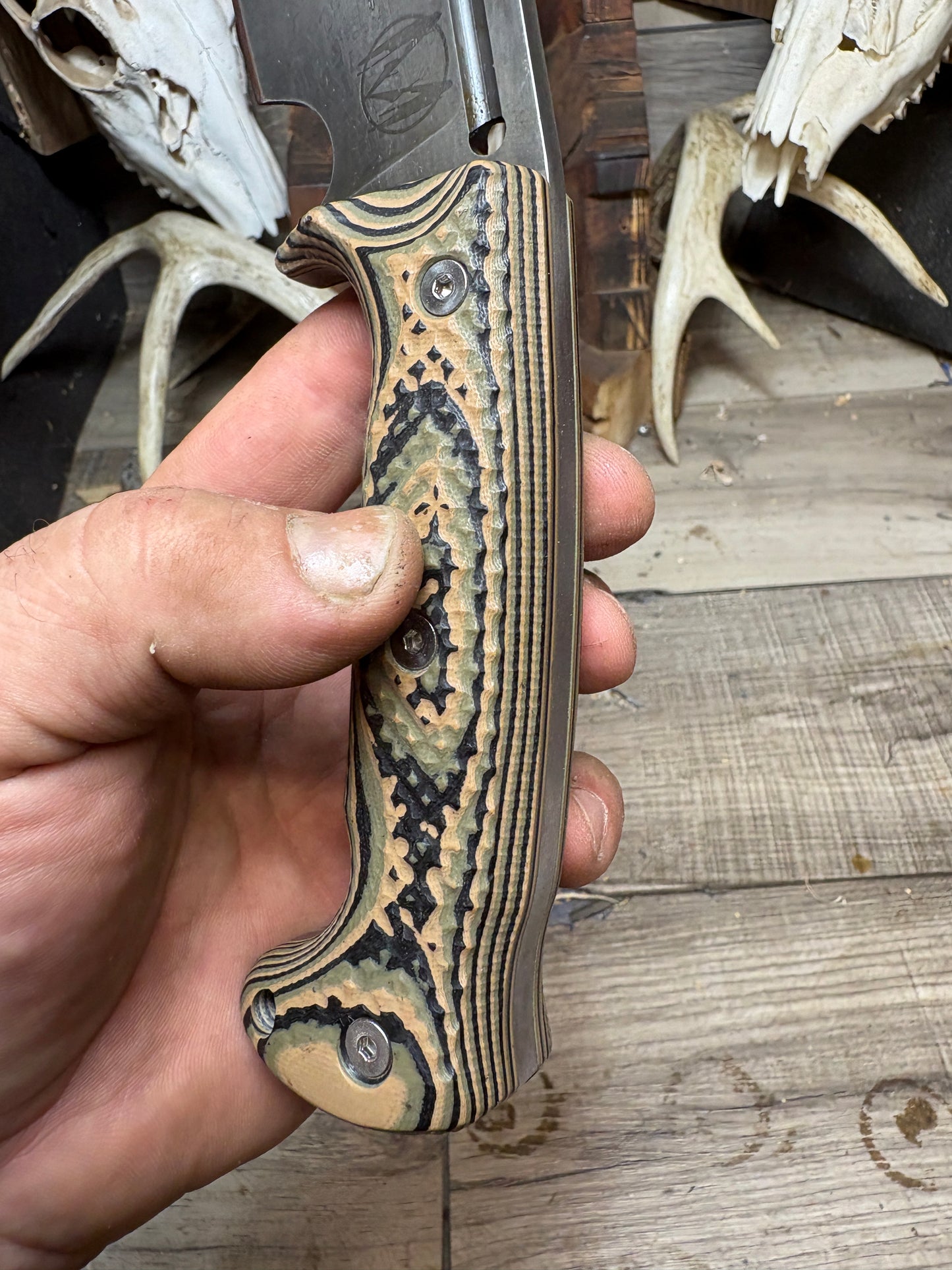 WTG Nomad Field Knife, Proper Chopper or Camp 9 NC.
 (Minor Blemish)