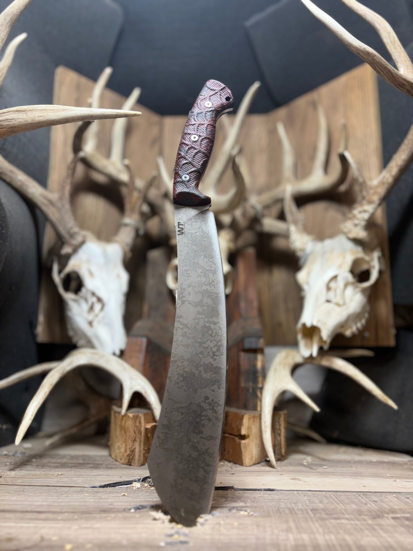 Work Tuff Gear Atayal XL, Mizeram, Black Dog, and Borneo Handles