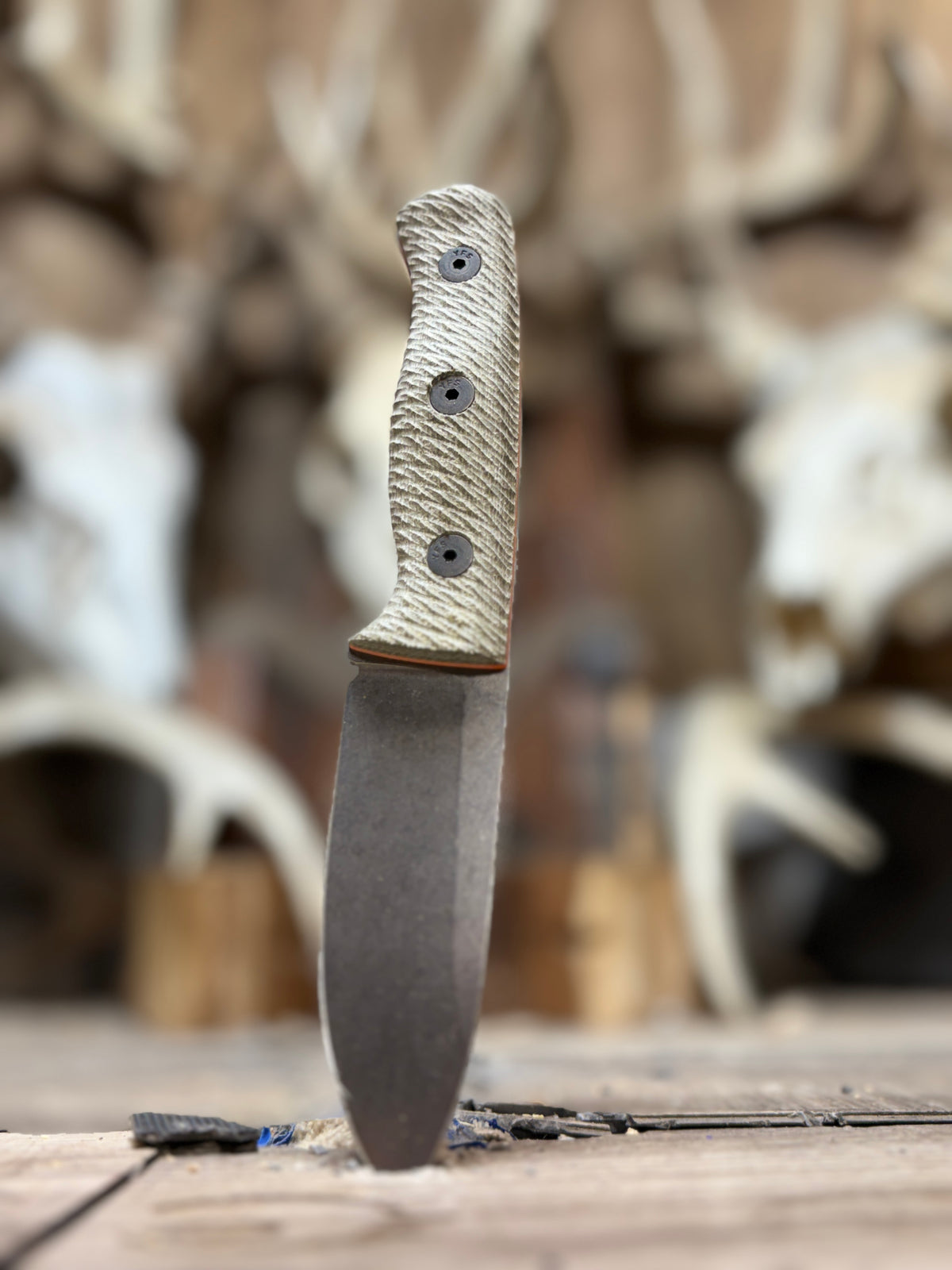 White River Knives Ursus Cub Canvas Micarta Handles