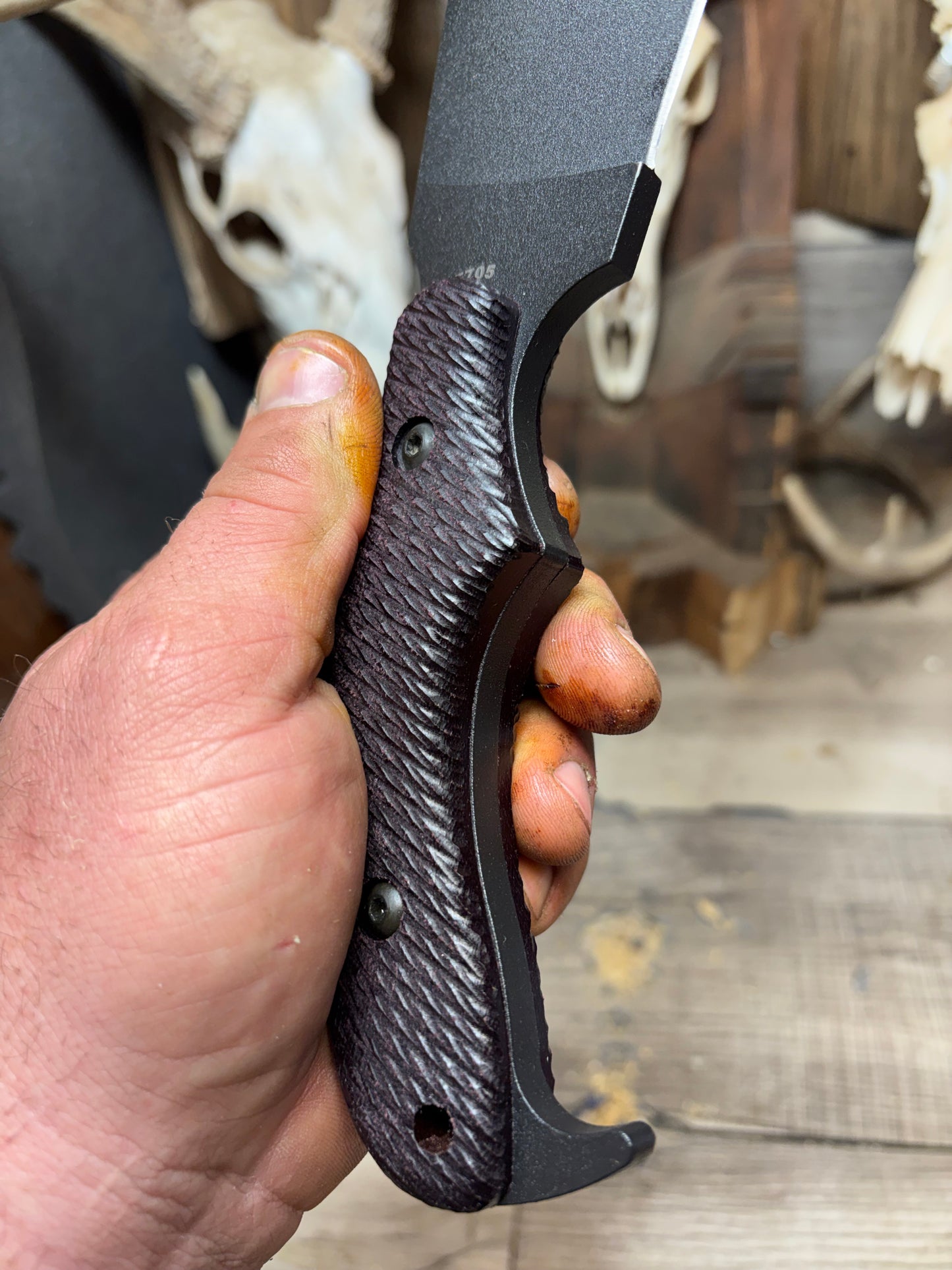 KA-BAR Zombie Or Adventure Series Canvas Micarta Handles