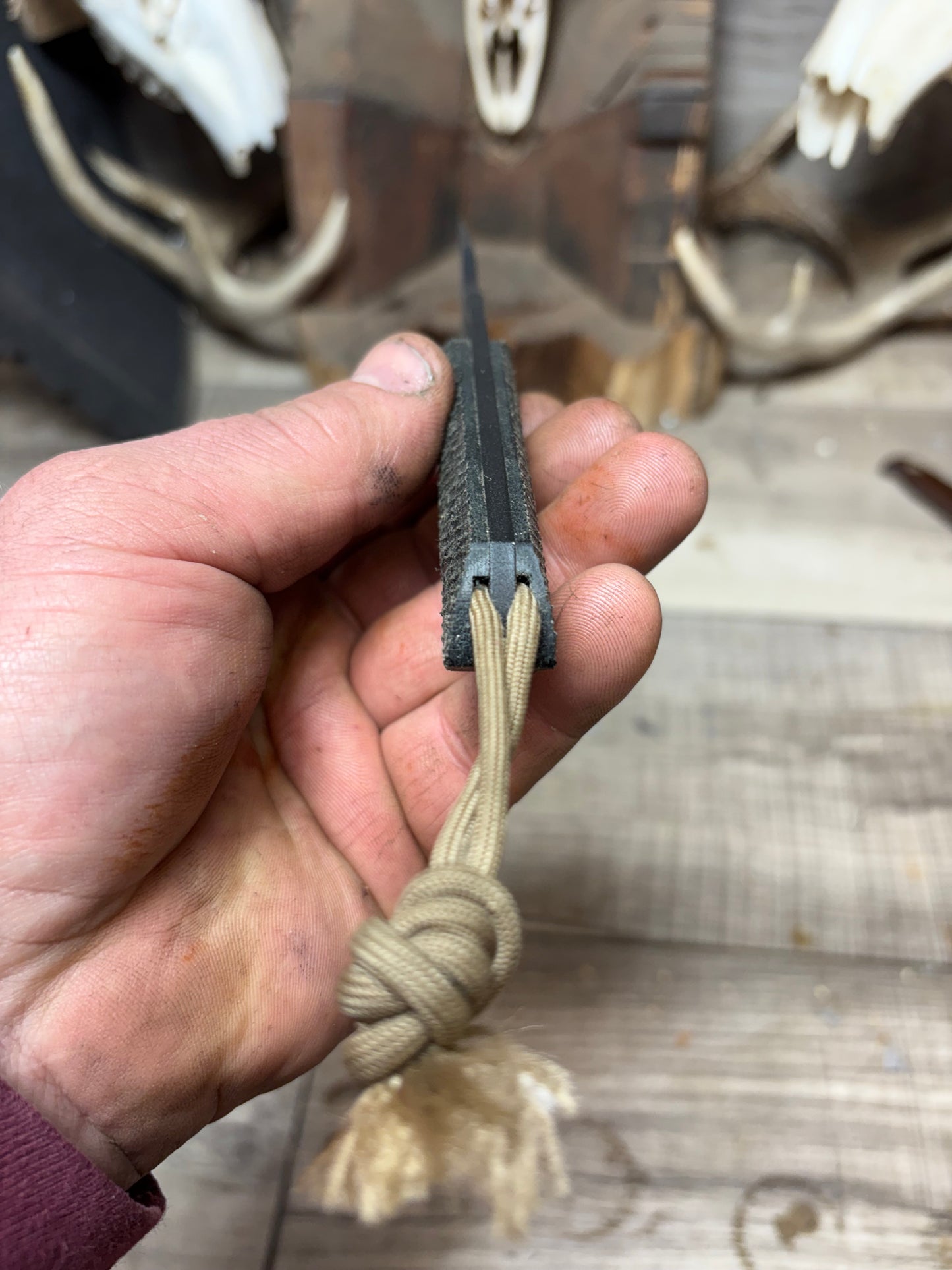 Kizer Harpoon  Micarta Handles