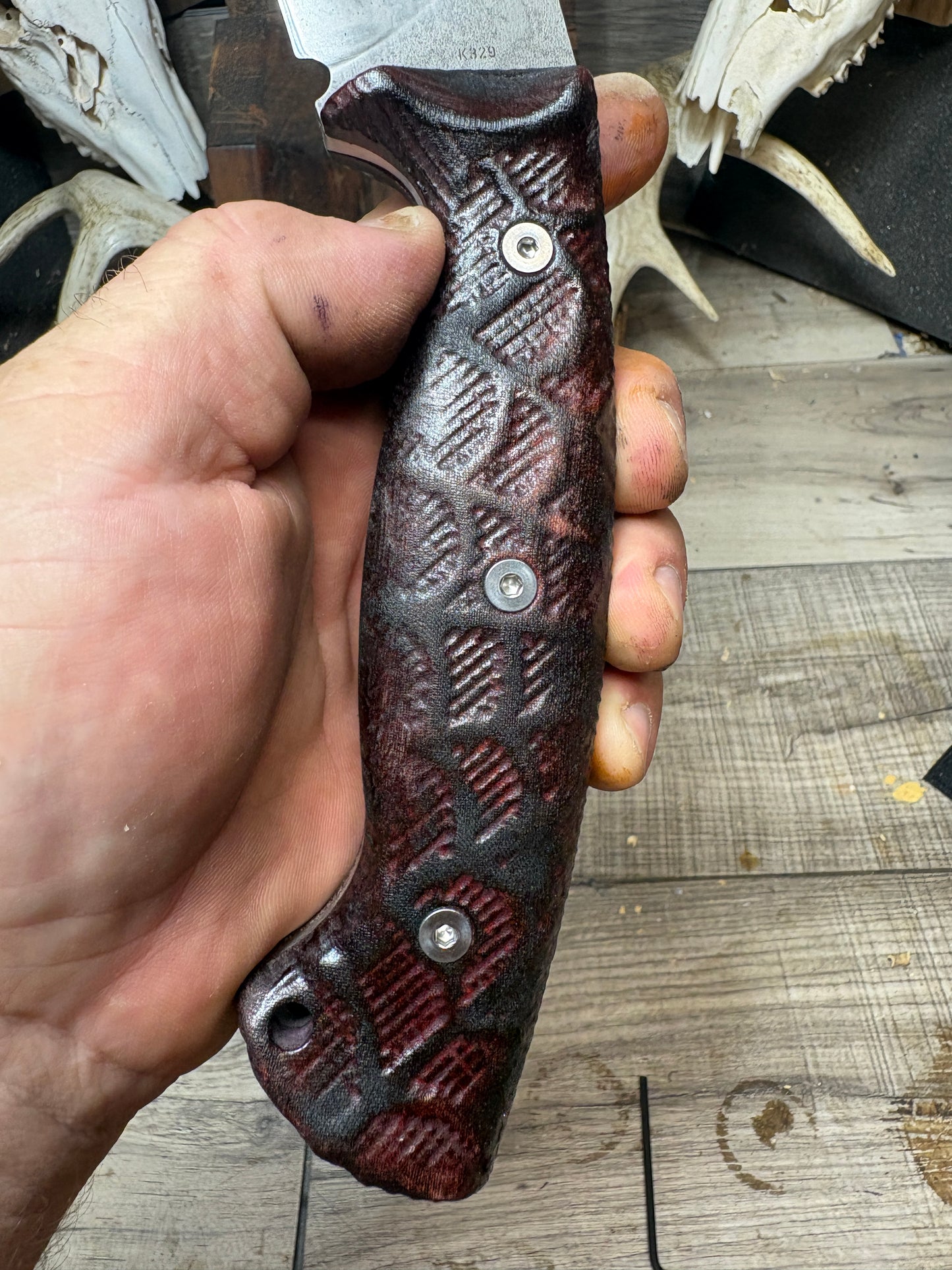 Work Tuff Gear Atayal XL, Mizeram,  Mad Dog, and Borneo Handles