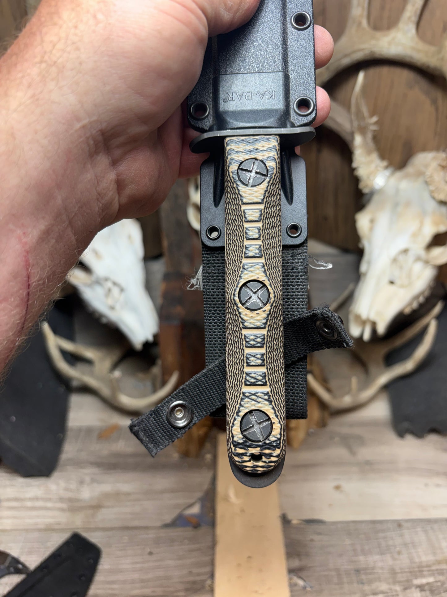 KA-BAR EK-44 EK Commando 4 & 5 G10 Handles