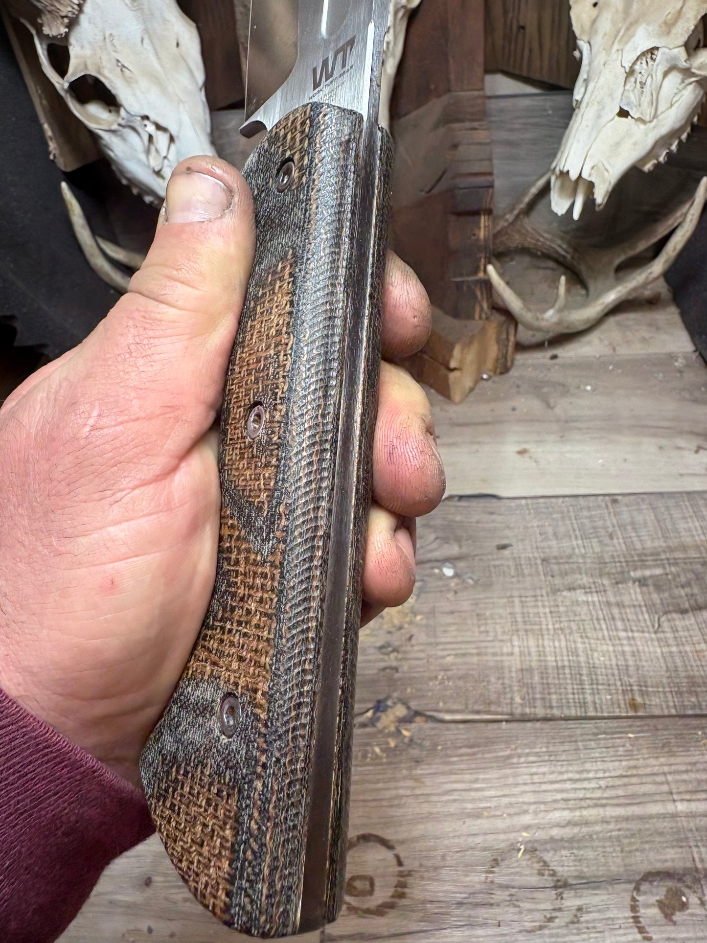 Work Tuff Gear Gen 2 or 3 V44X Canvas/Burlap Micarta Handles