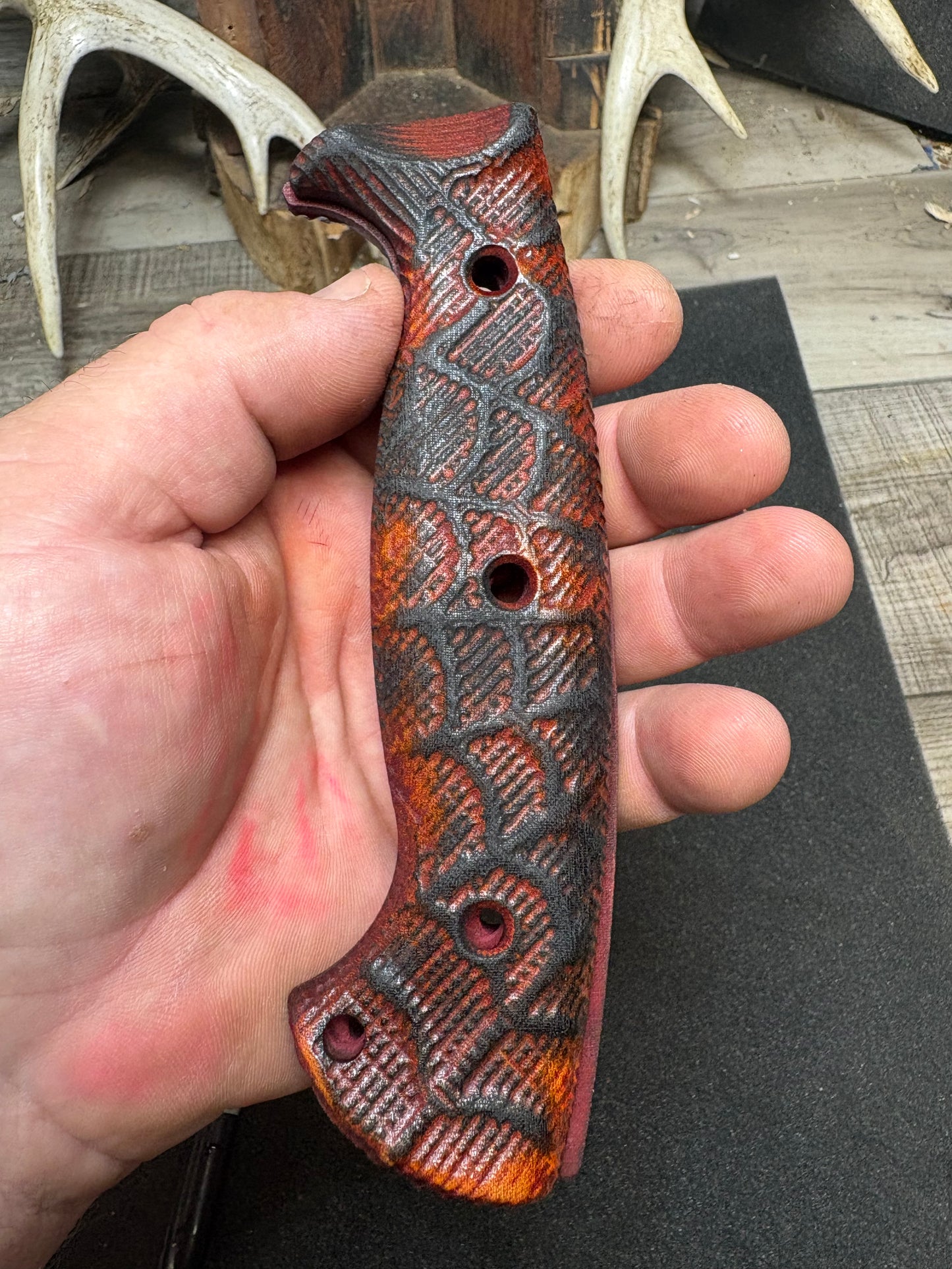 Work Tuff Gear Atayal XL, Mizeram, Black Dog, and Borneo Handles