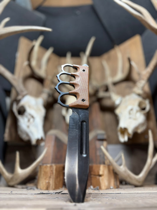 1881 Knife Works Trench Knife Micarta Handles