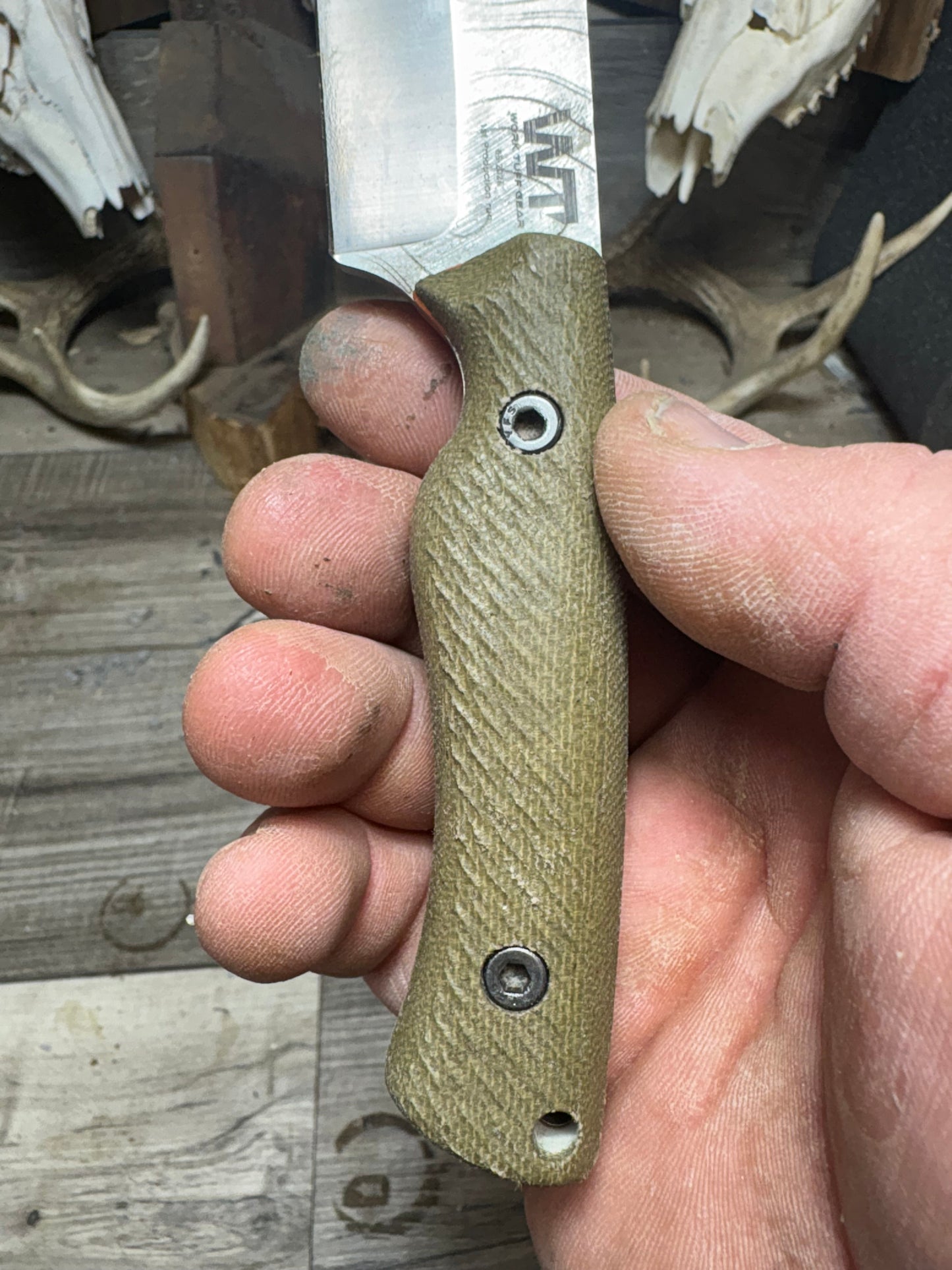 WTG Puzon EDC Canvas Micarta Handles
