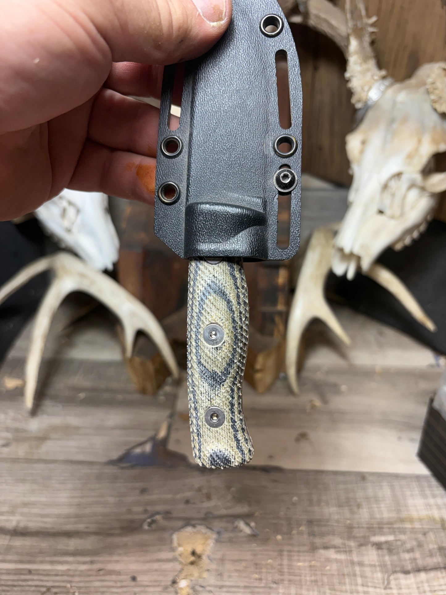 White River Knives Ursus Cub Canvas Micarta Handles
