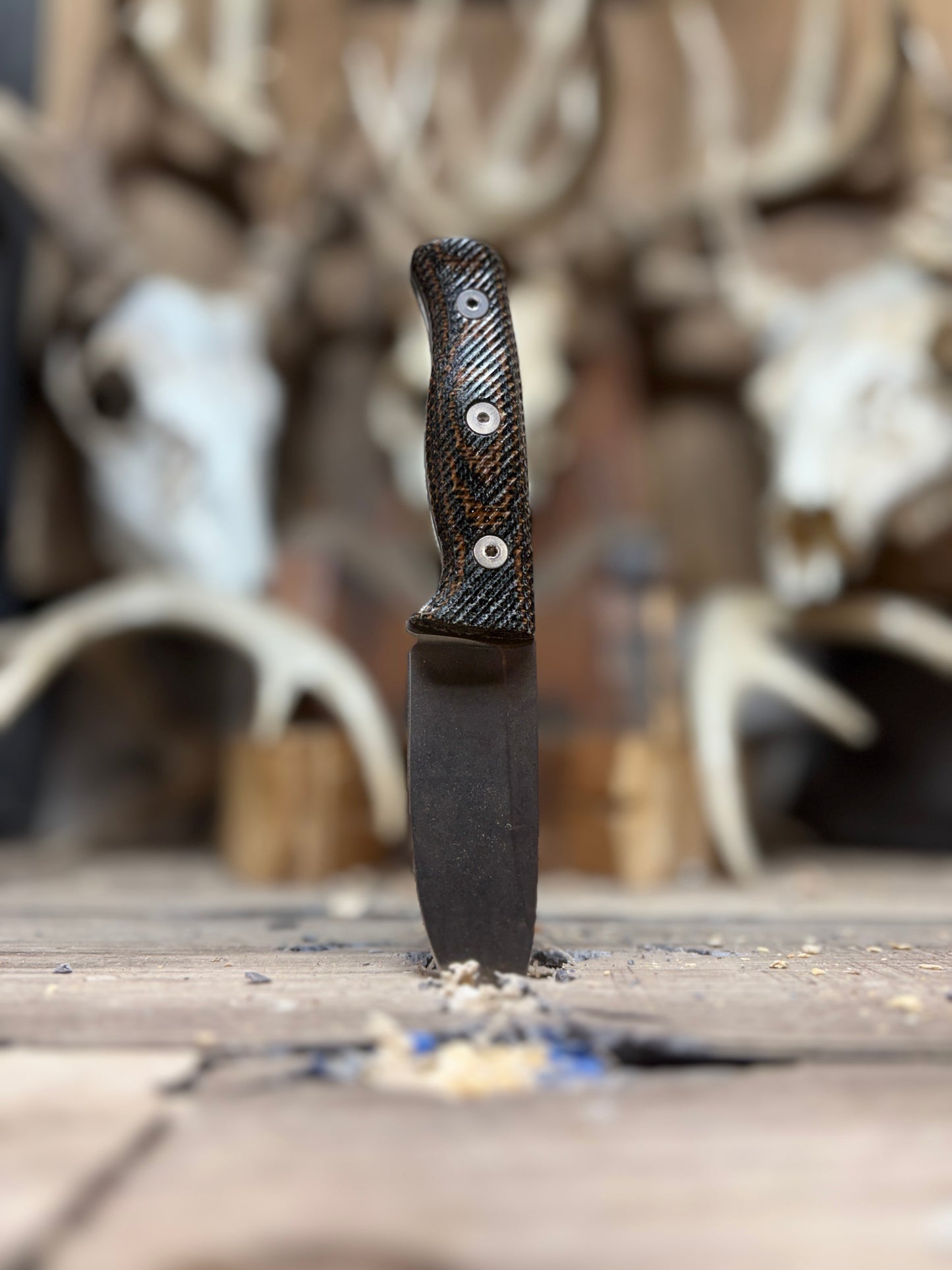 White River Knives Ursus Cub Canvas/Burlap Micarta Handles