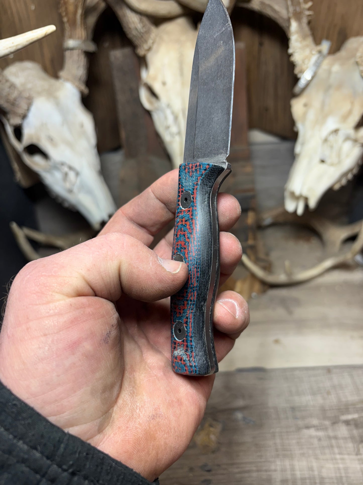 White River Knives Ursus Cub Canvas Micarta Handles