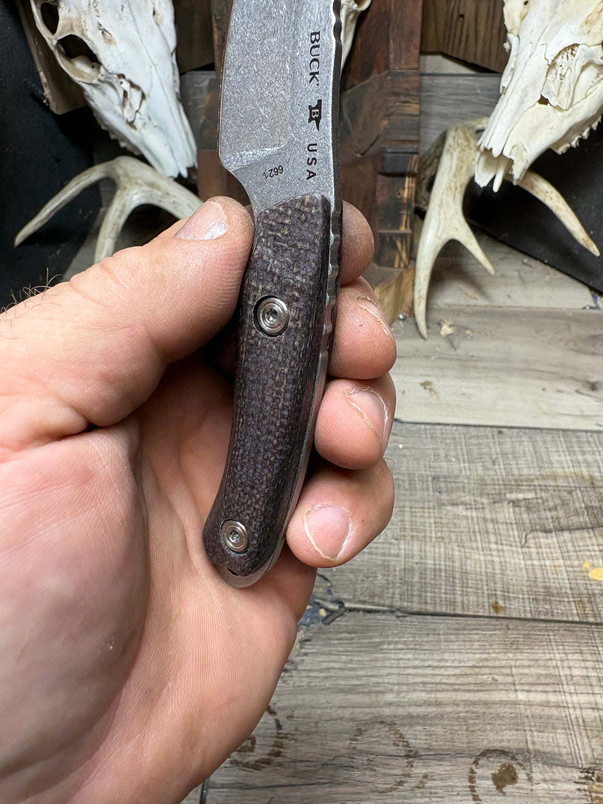 Buck Knives 662 Scout Micarta Handles