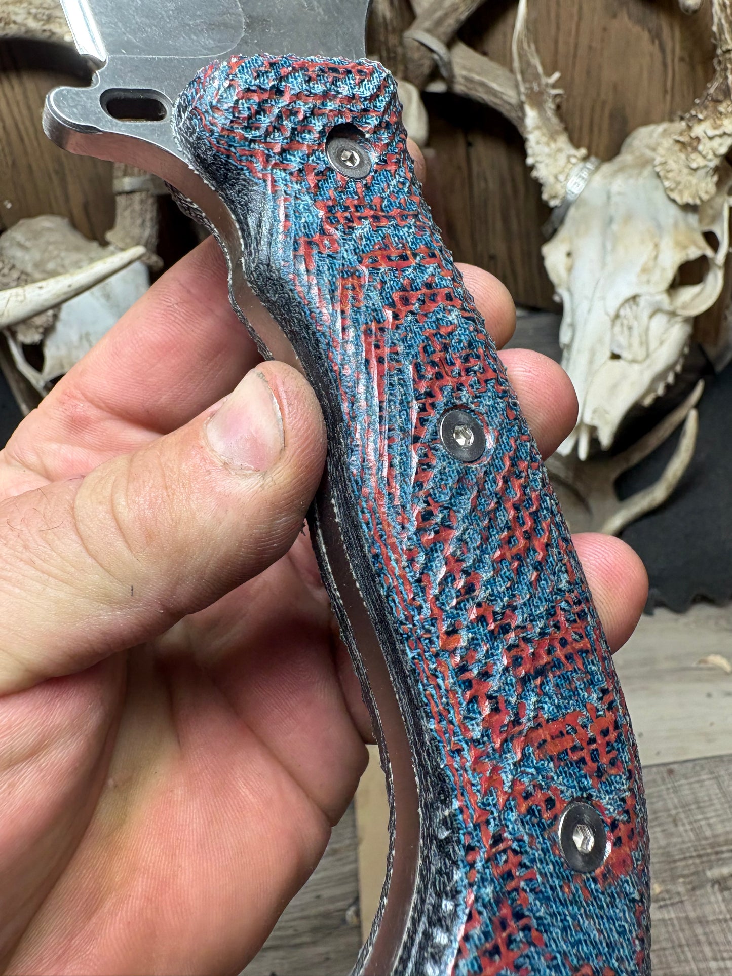 WTG Ares Canvas Micarta Handles