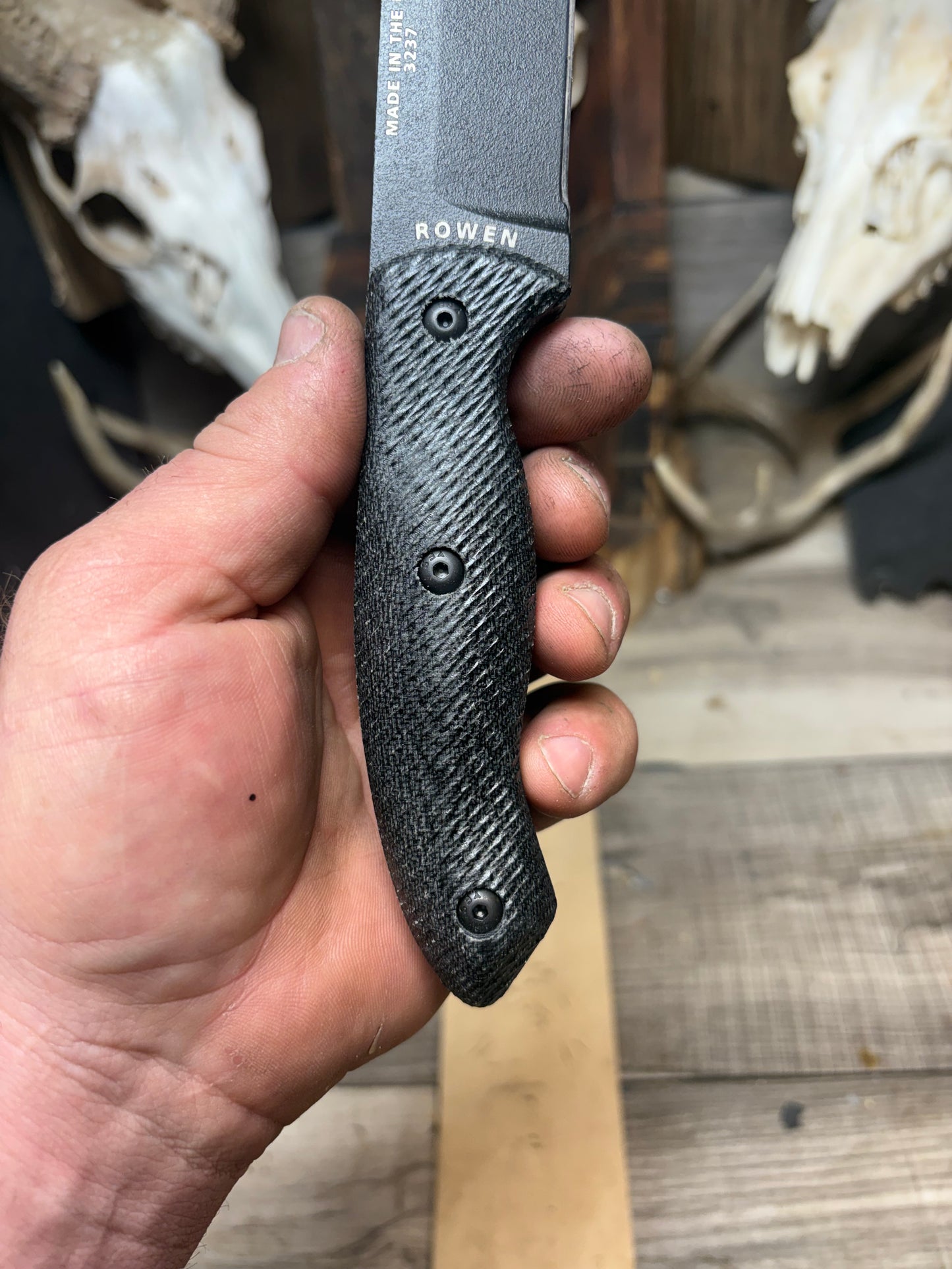 Esee CM6 Canvas Micarta Handles