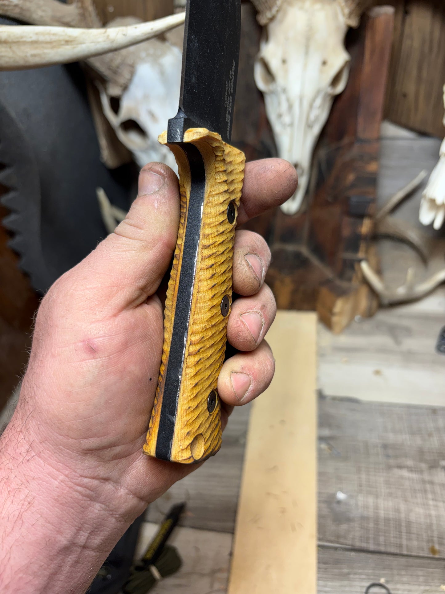 Tops Knives War Bowie V2 Handles