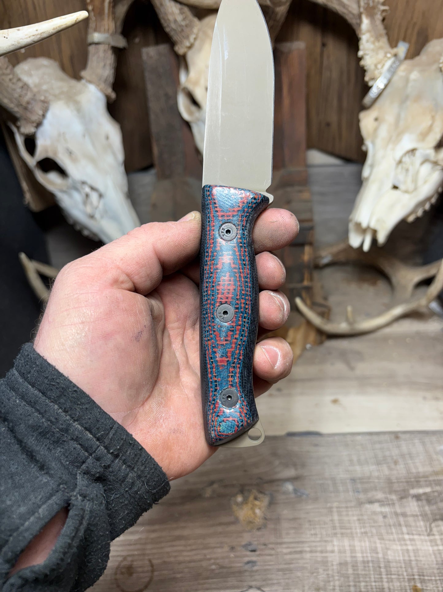 White River Knives Ursus 45 Canvas Micarta Handles