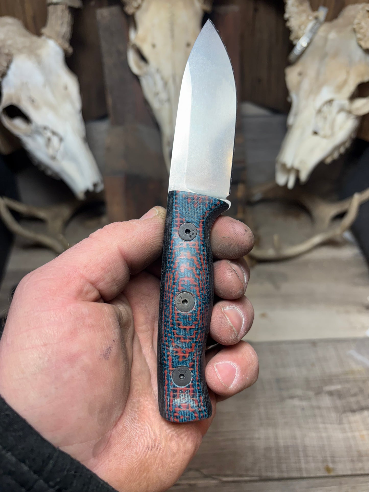 White River Knives Ursus Cub Canvas Micarta Handles