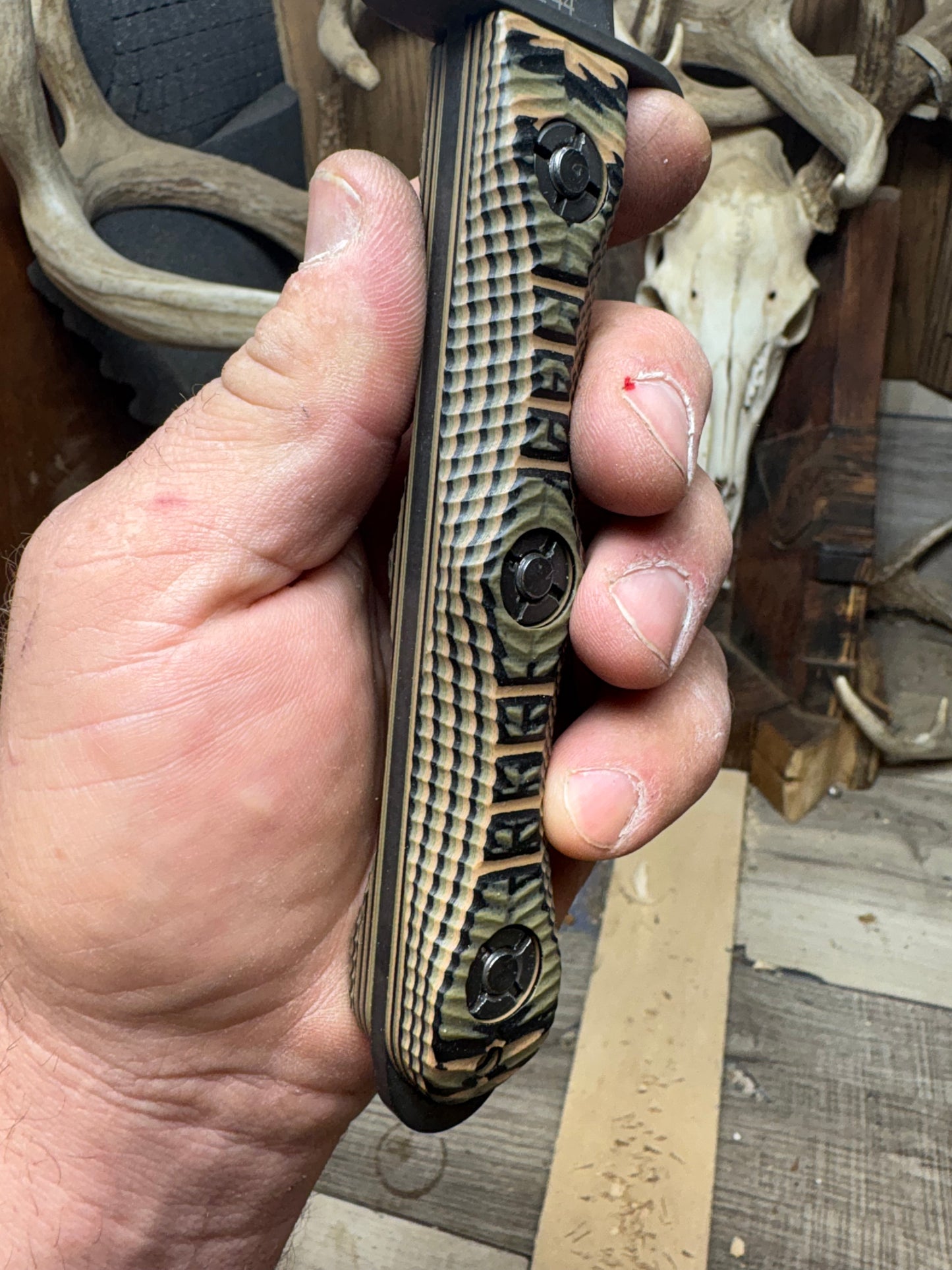 KA-BAR EK-44 EK Commando 4 & 5 G10 Handles