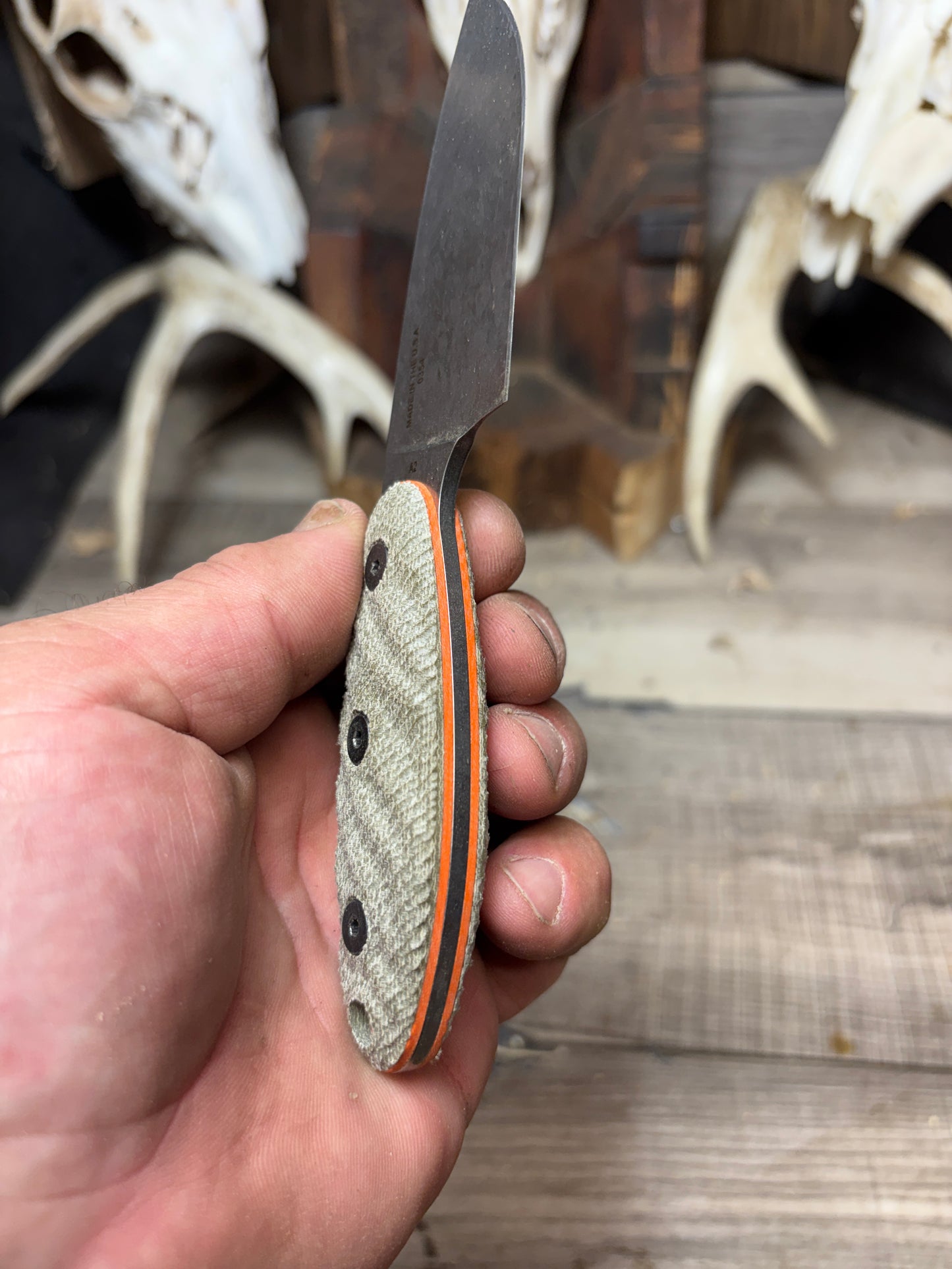 Esee Sencillo Canvas Micarta Handles