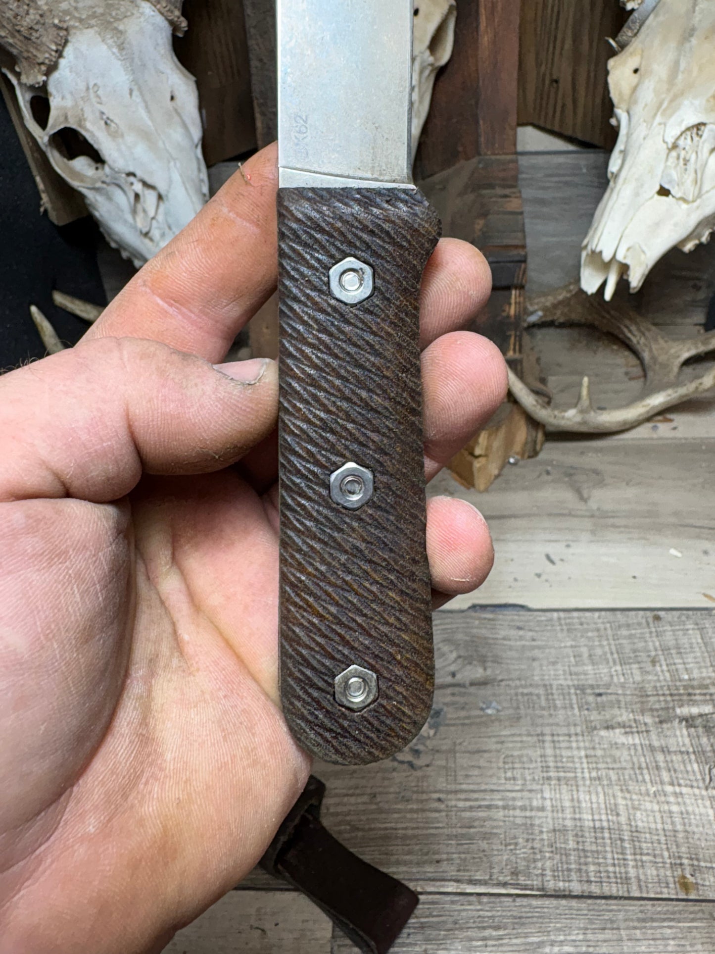KA-BAR Becker Kephart BK62 Canvas Micarta Handles